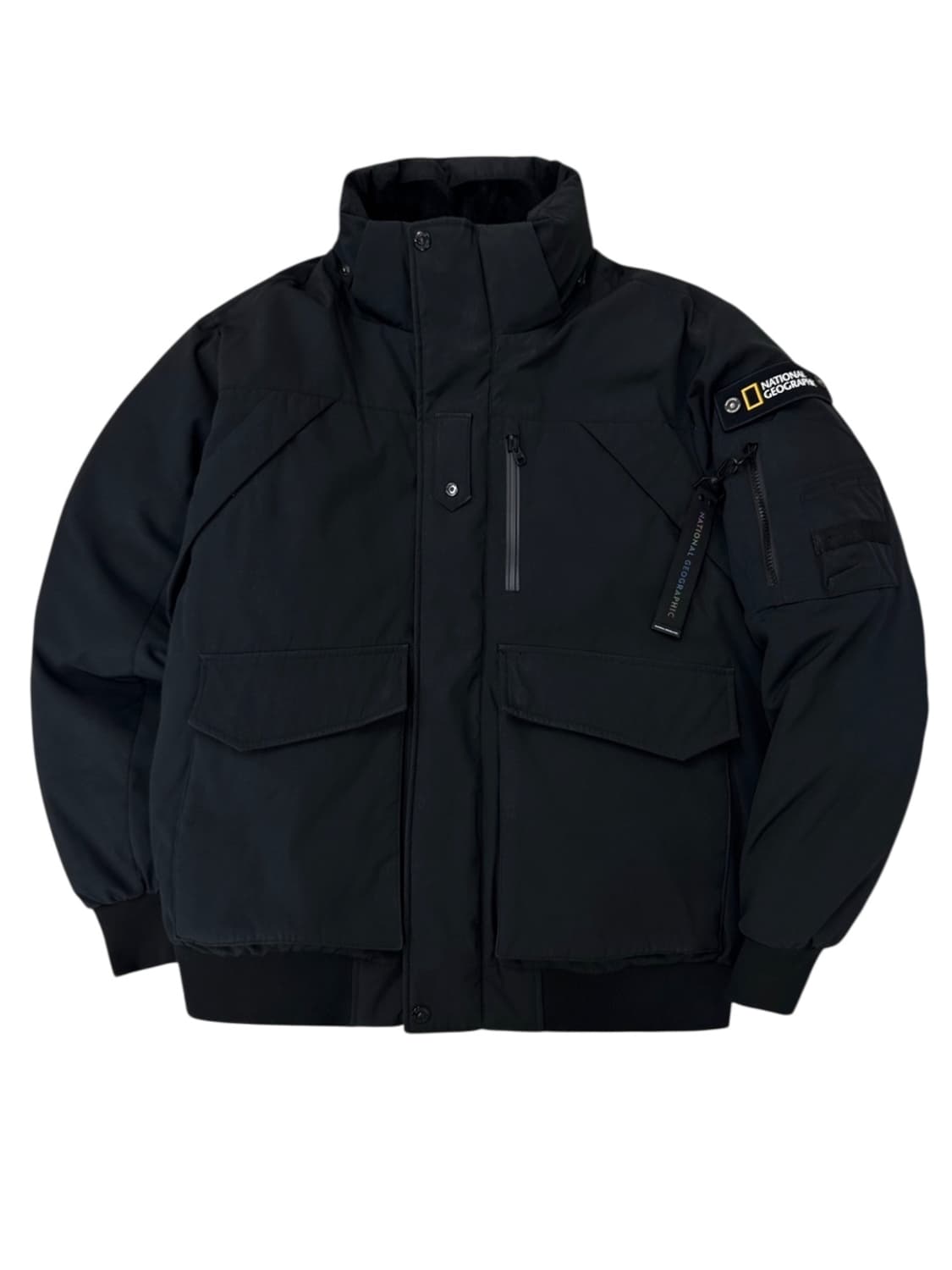 내셔널지오그래픽 덕다운 패딩 블랙 (XL)  상품이미지1