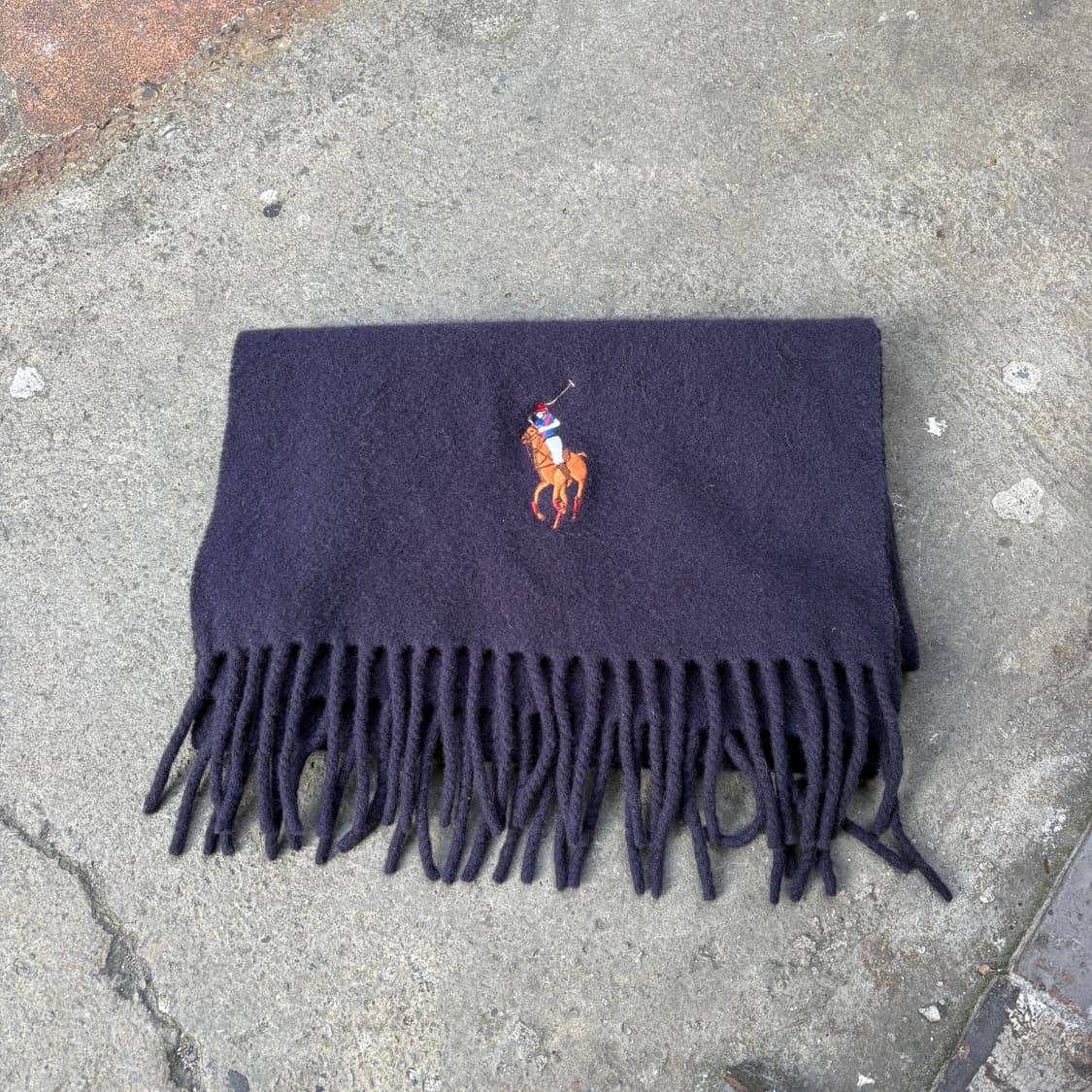 Polo 폴로 빅포니 울 머플러 목도리 상품이미지1