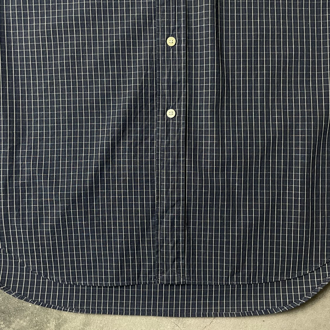 RALPH LAUREN 랄프로렌 네이비 체크 반팔 셔츠 A00769 상품이미지5