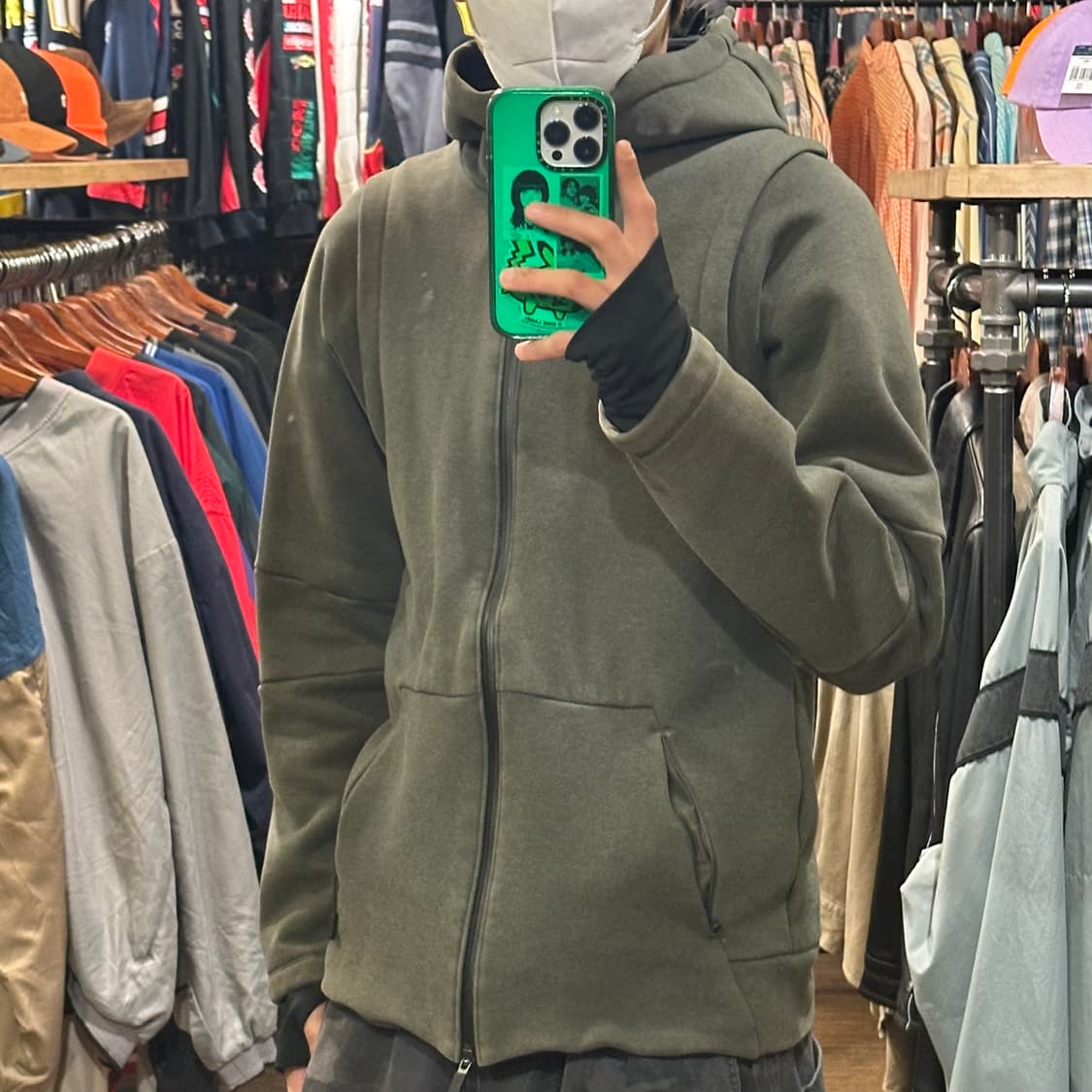 [HI] 빈티지 나이키 조던 후드티 카키 상품이미지3