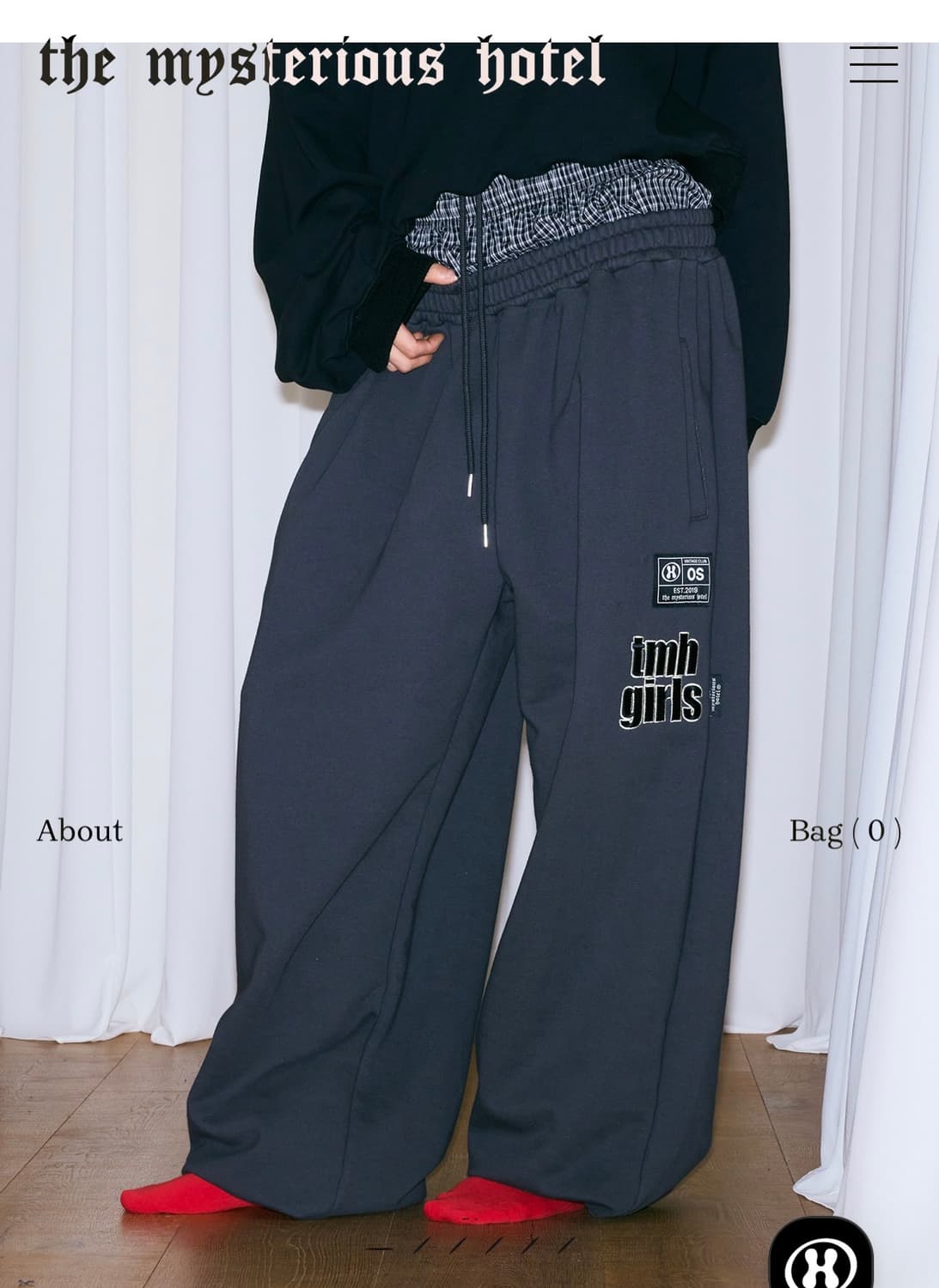 미스테리어스호텔 레이어드 스웻팬츠 상품이미지1