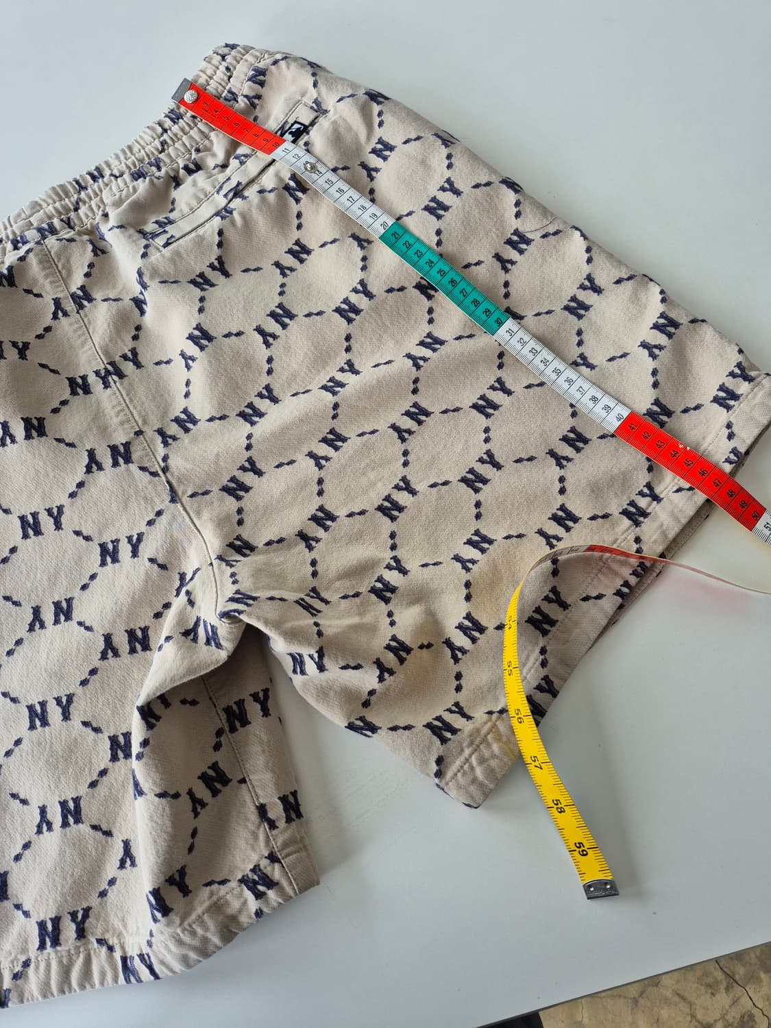 남성XL)엠엘비 모노그램 자카드 반바지셋트 상품이미지9