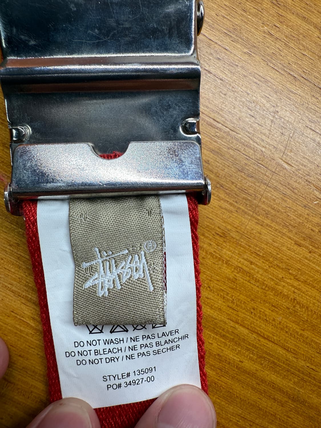 올드 스투시 old stussy 스타 패턴 웹 벨트 상품이미지3