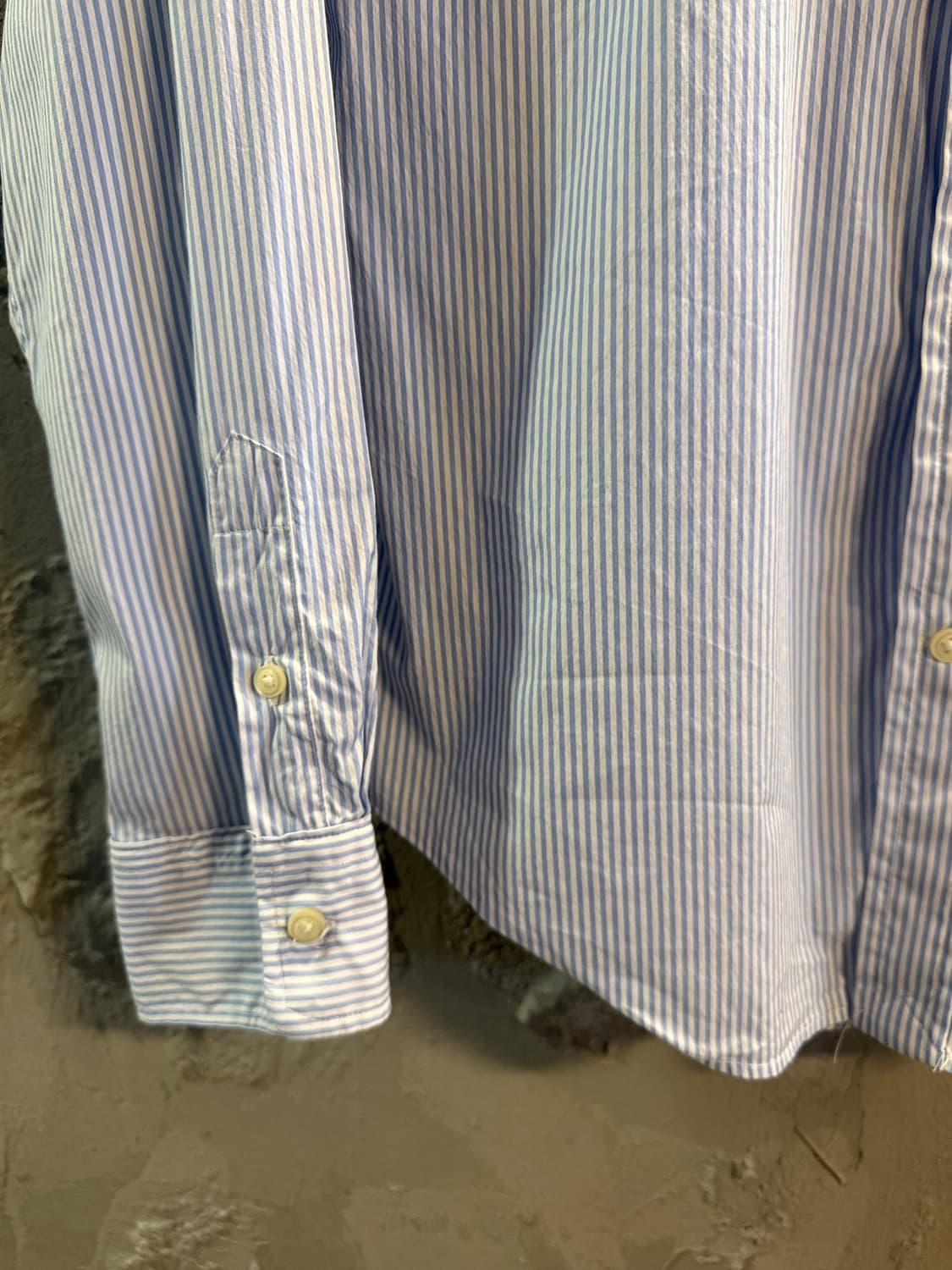 M 폴로랄프로렌 POLO 클래식핏 스트라이프 셔츠 블루 상품이미지2