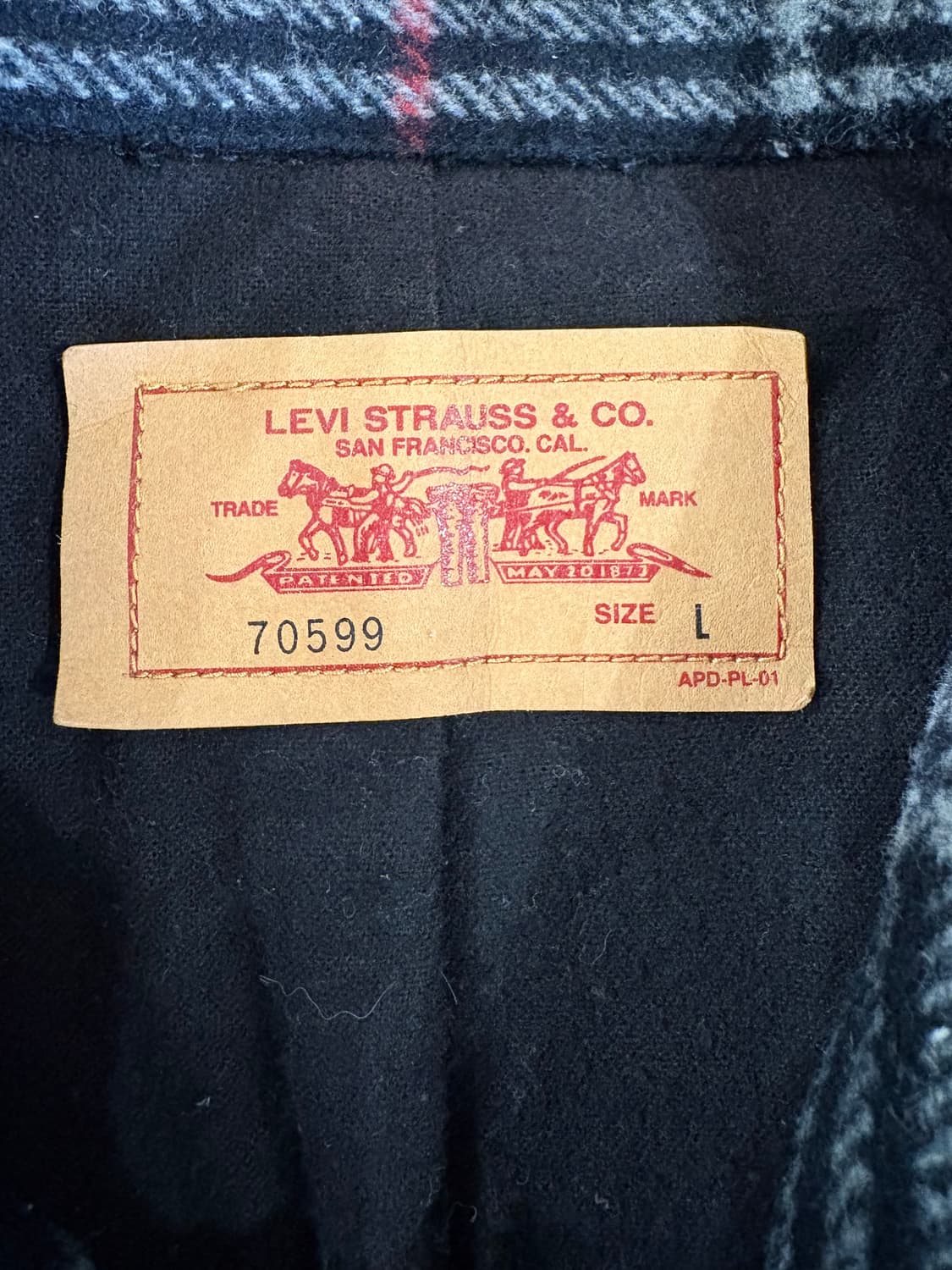 리바이스 타탄체크 트러커 자켓 상품이미지5