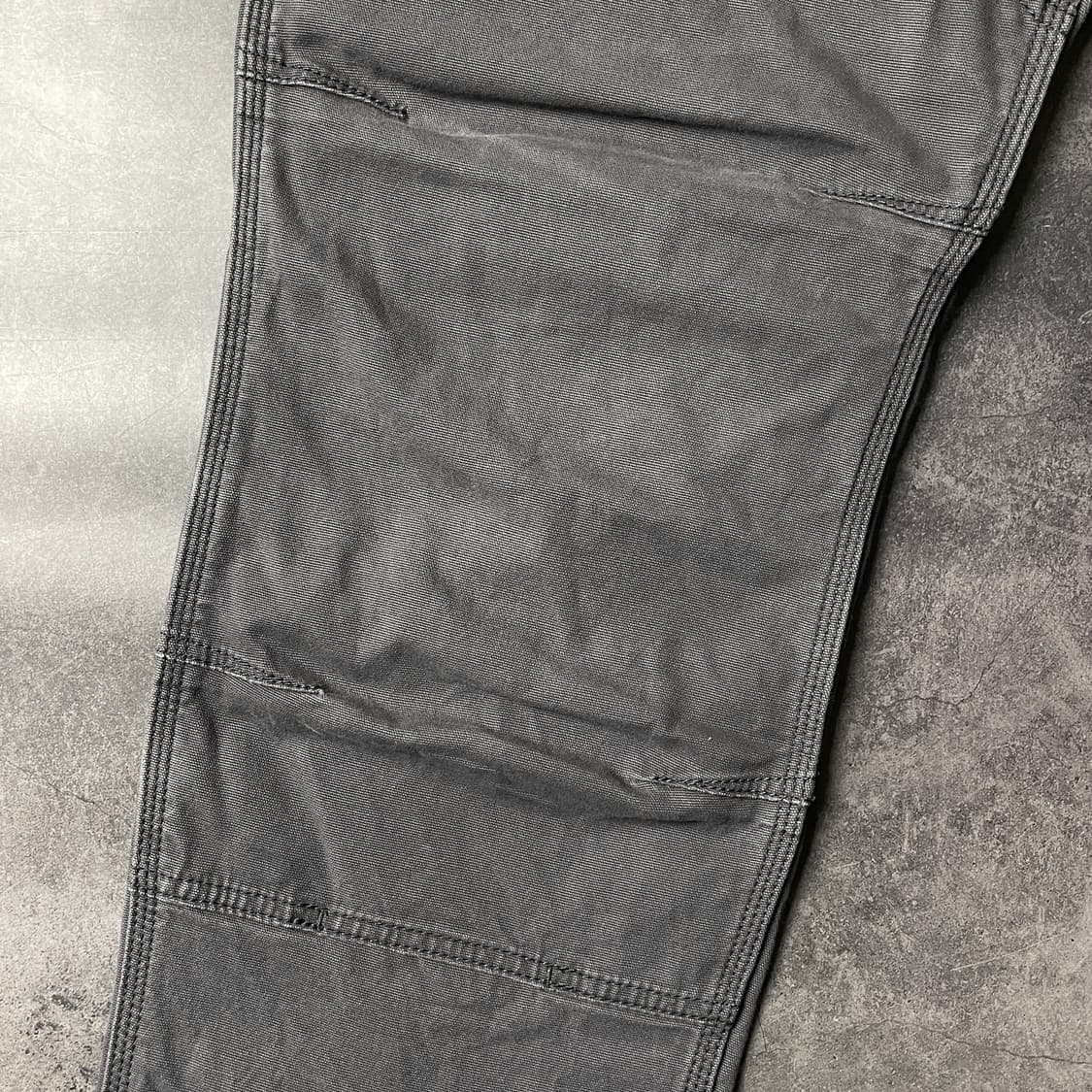 CARHARTT 칼하트 빈티지 그레이 더블니 워크 팬츠 A00820 상품이미지4