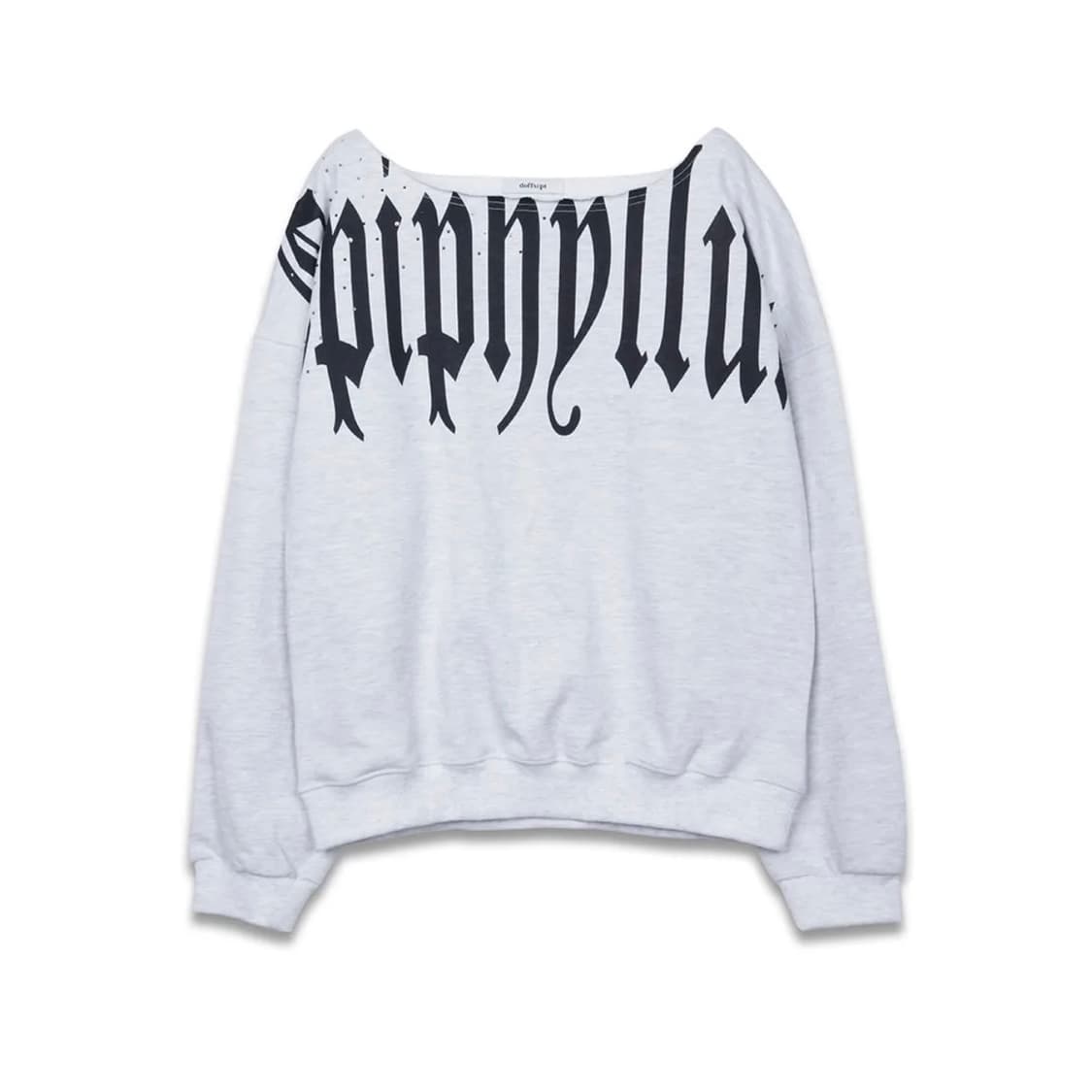 도프셉 에피 보트넥 스웻셔츠 그레이 상품이미지2