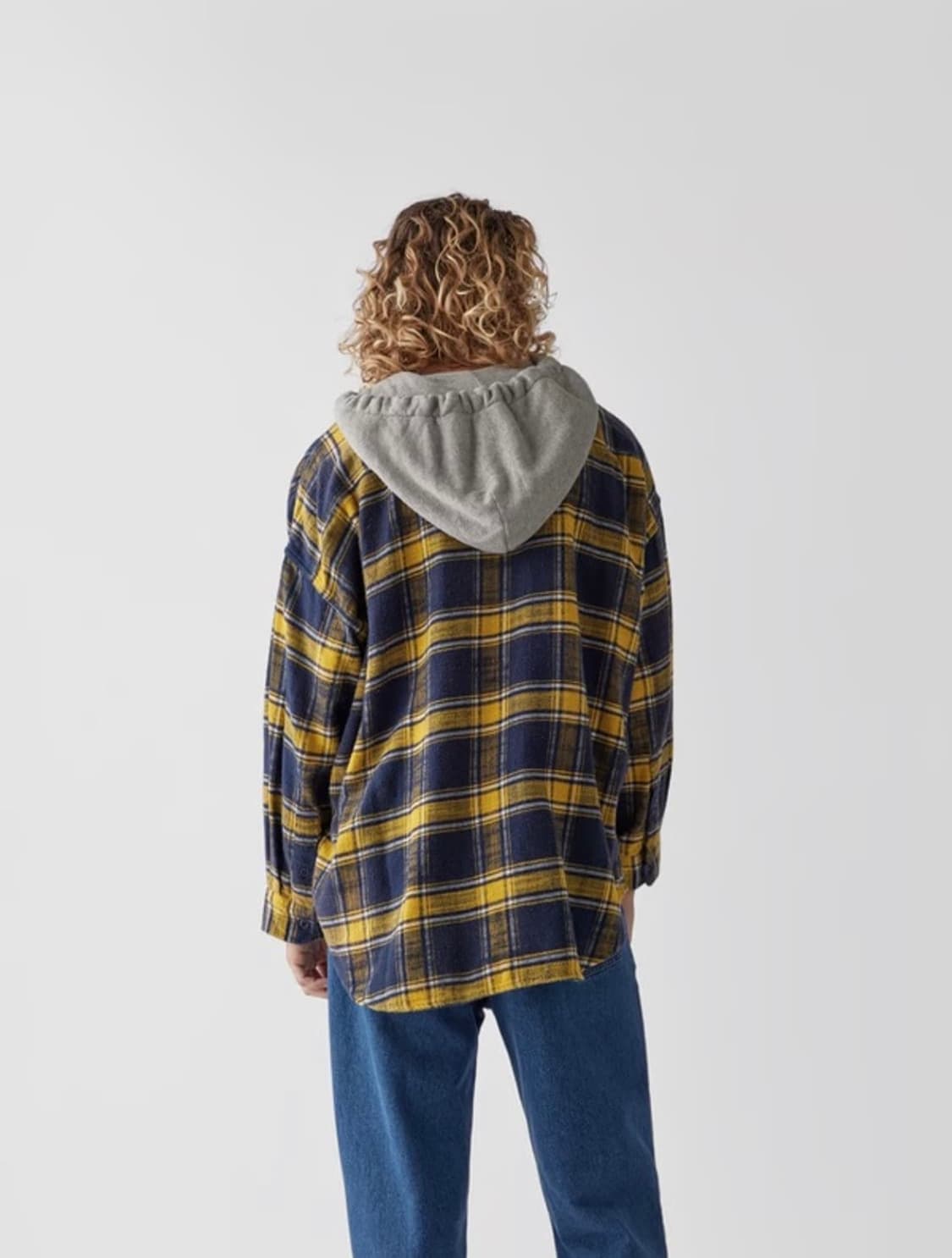 R13 후드 플란넬 셔츠 상품이미지5