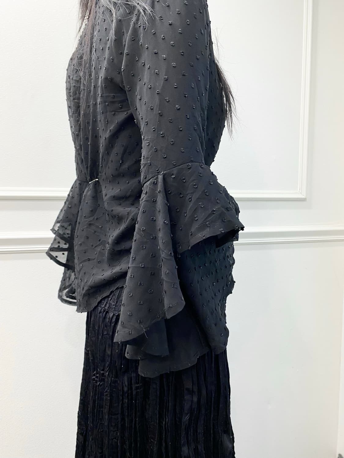 [RESEXY]2000s Goth&Gothic Frill Detail S 상품이미지5