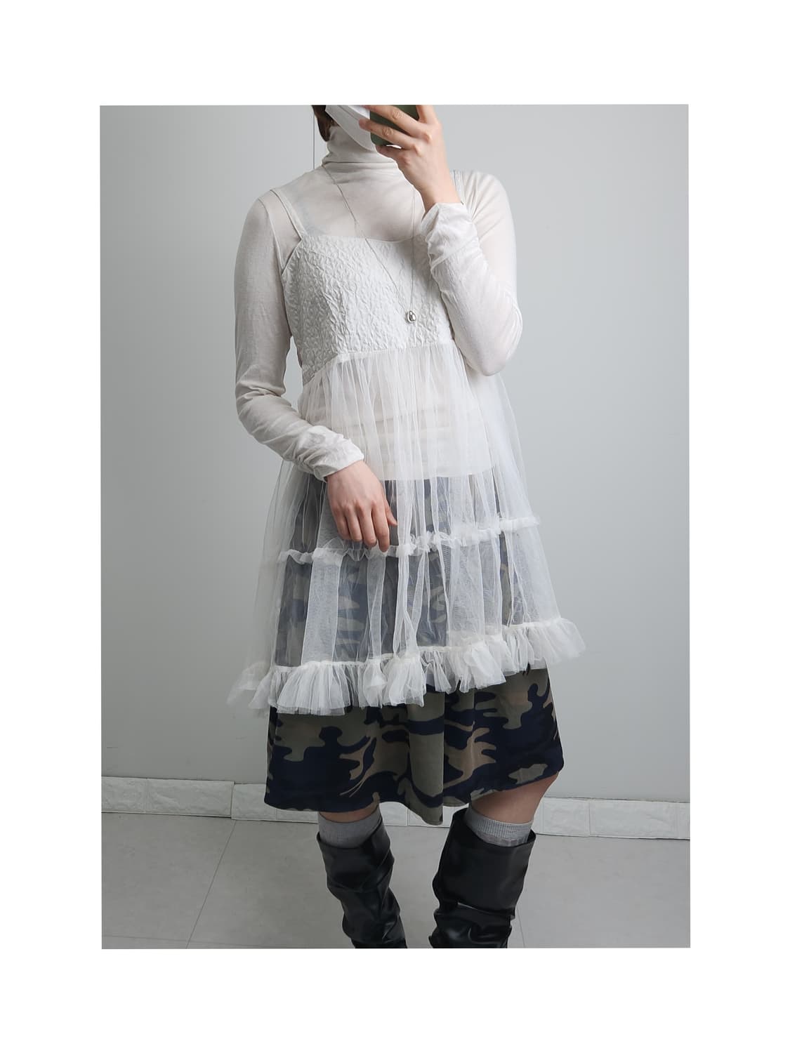 캉캉 샤 롱 슬리브리스 상품이미지1