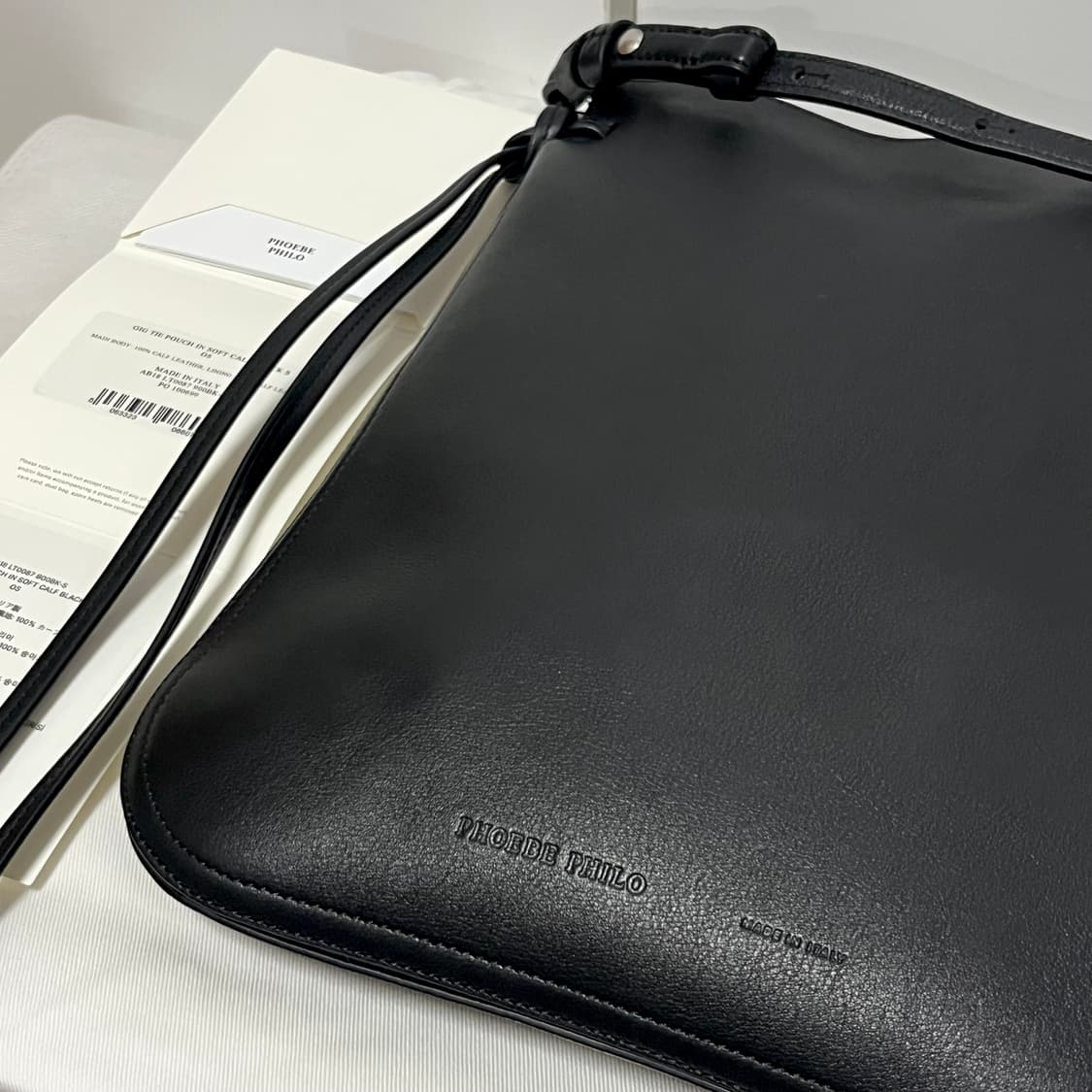 피비파일로 25fw GIG 파우치백/블랙 상품이미지3