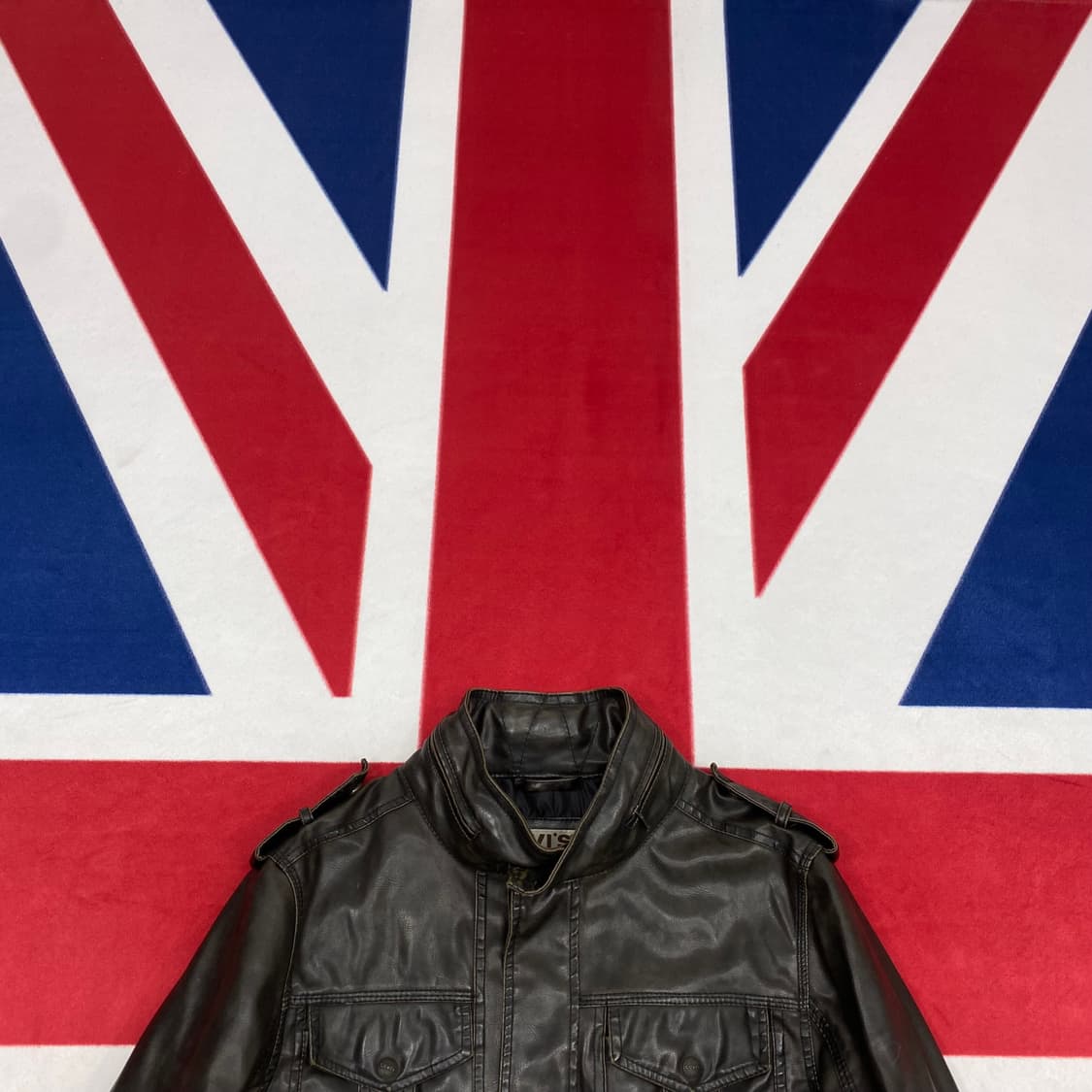 리바이스 레더자켓 실측 L  상품이미지2