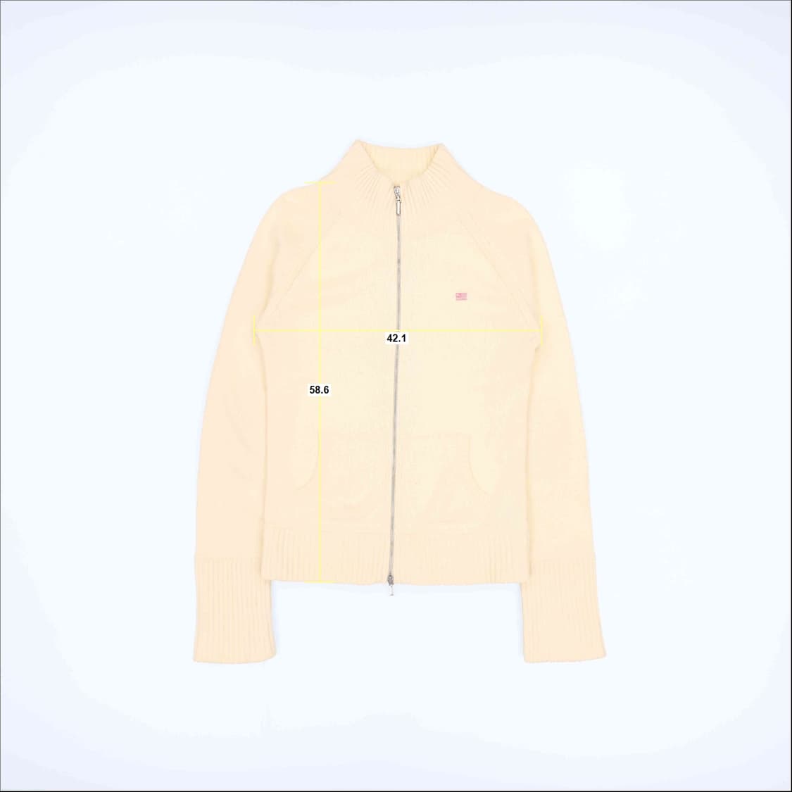 [M] 폴로 랄프로렌 여성 캐시미어 성조기 니트 집업 자켓 N6840 상품이미지7