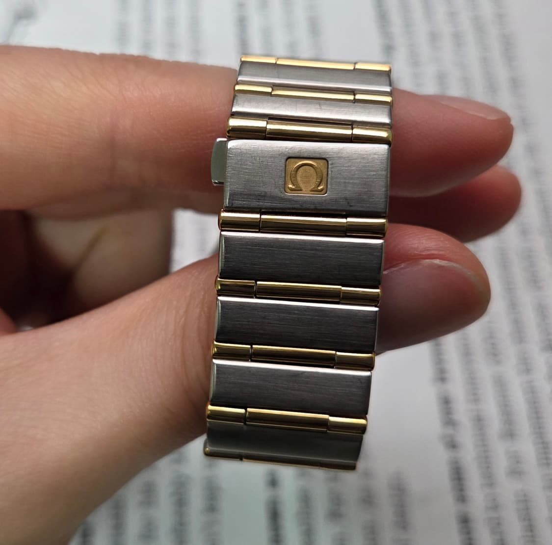 오메가 컨스틸레이션 18K콤비 풀바 쿼츠 상품이미지7