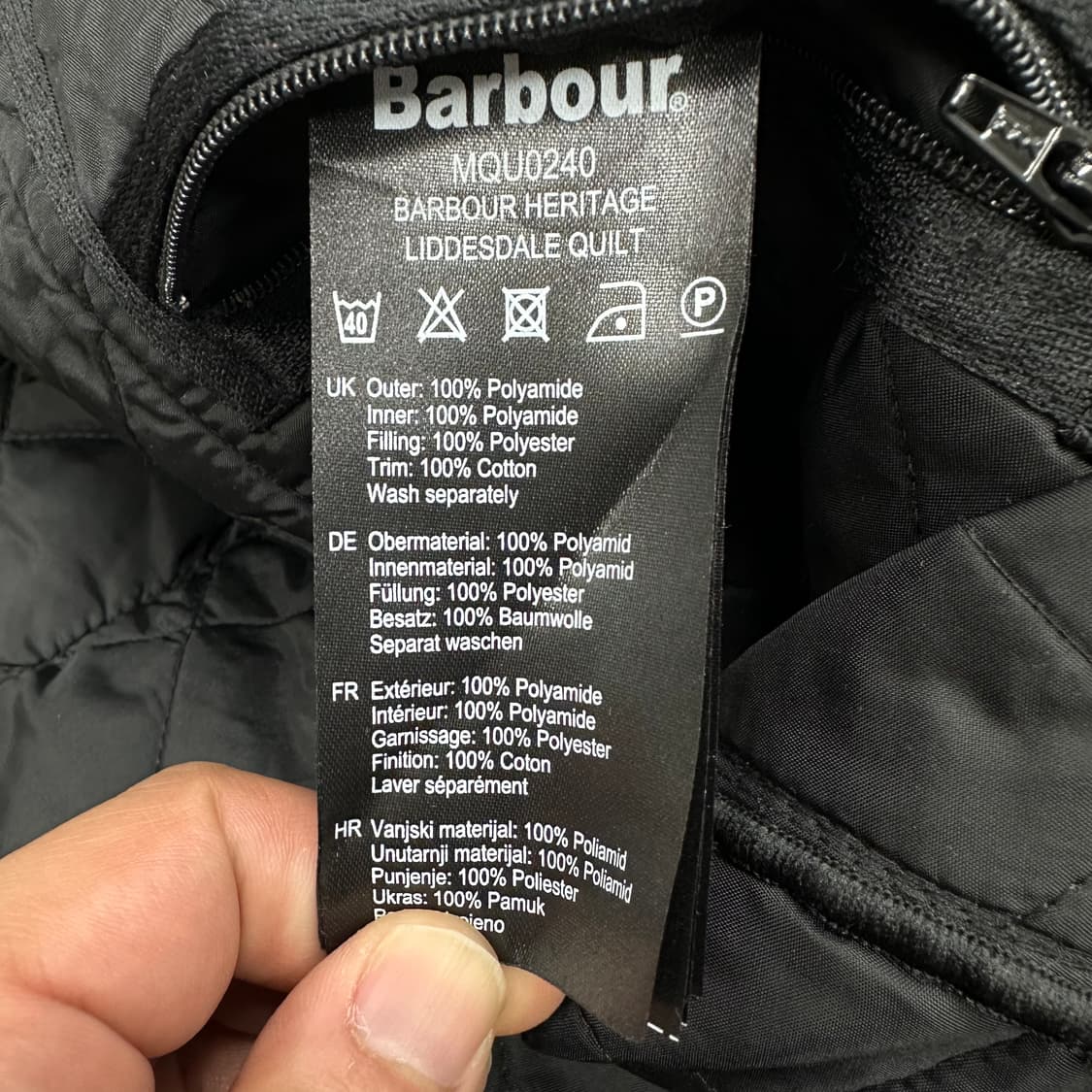 바버 리데스데일 헤리티지 퀼팅 상품이미지4