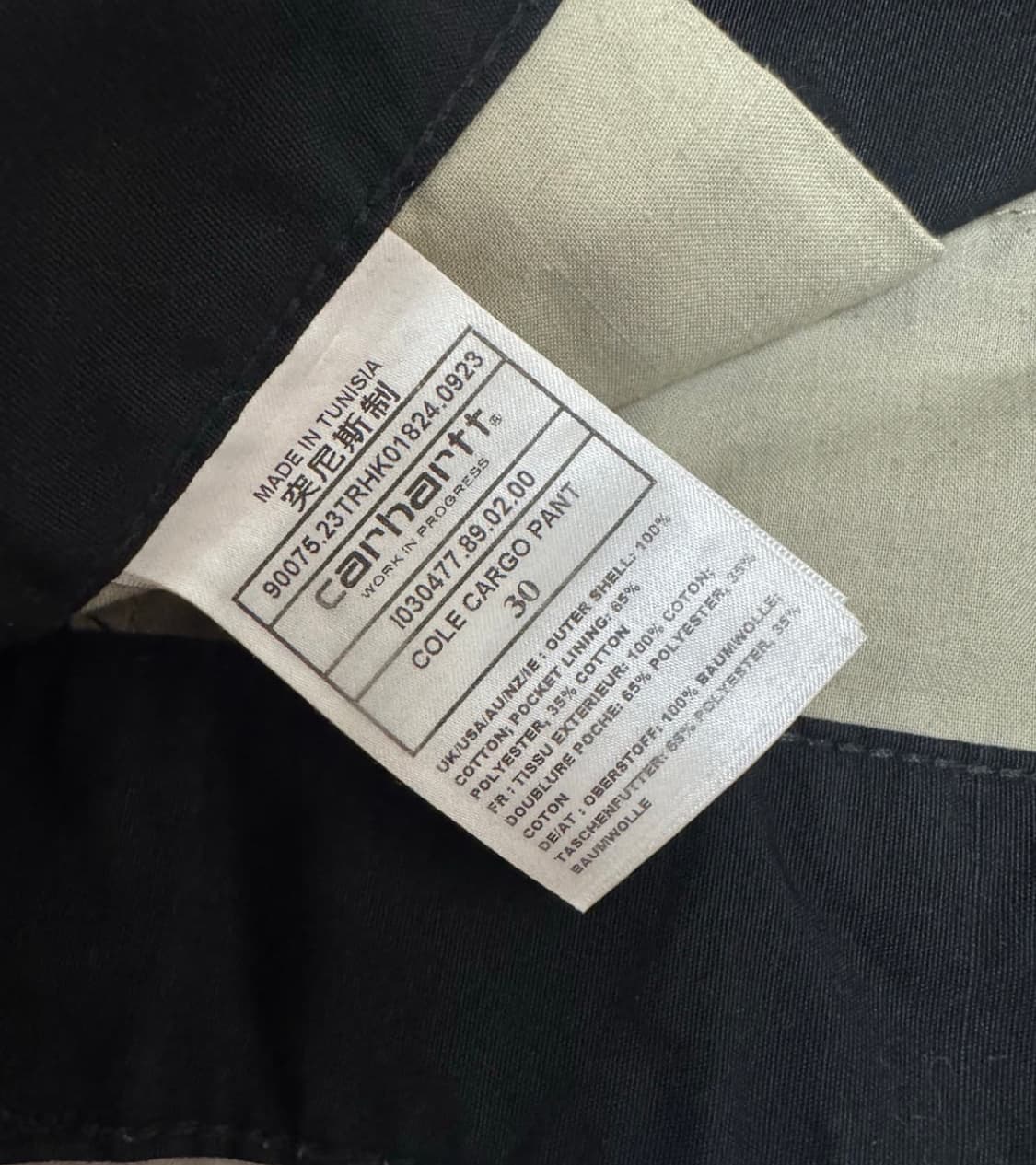 칼하트윕 콜 카고 팬츠 30사이즈 상품이미지2