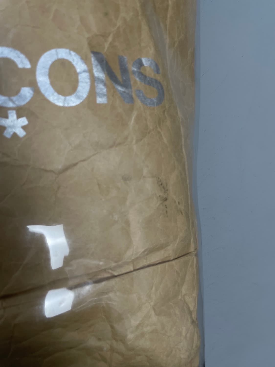 꼼데가르송 PVC 페이퍼 쇼퍼백 H1600 상품이미지4