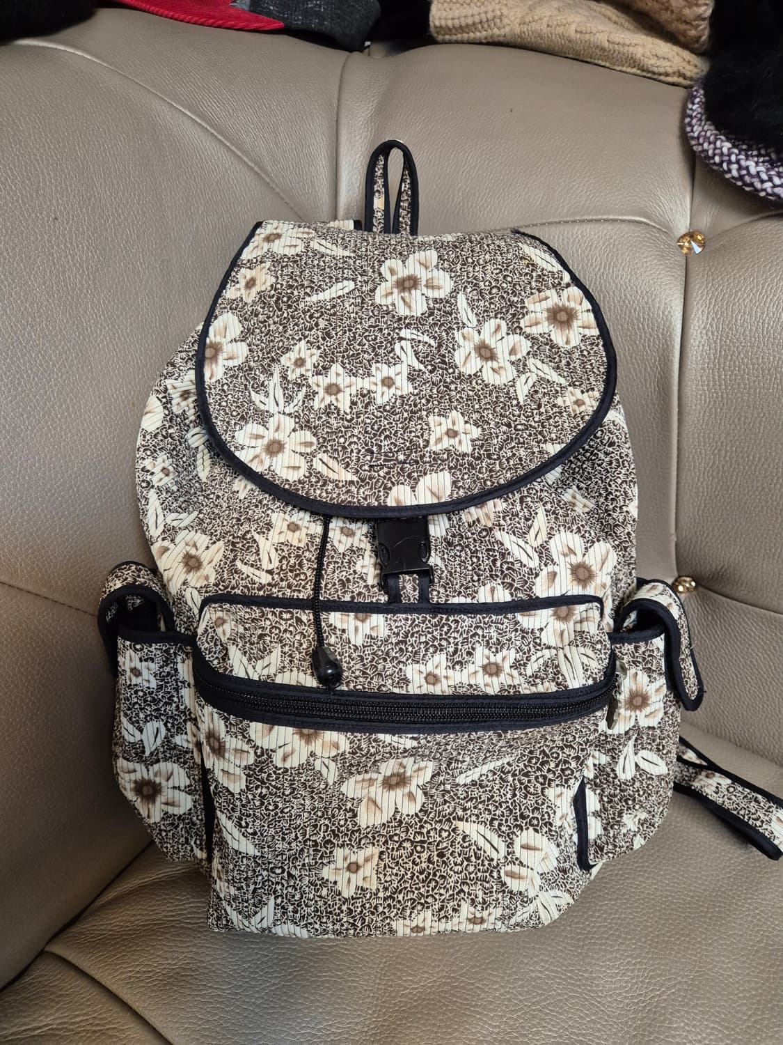 통영 누비 특산품 백팩 여자 새상품급 상품이미지1