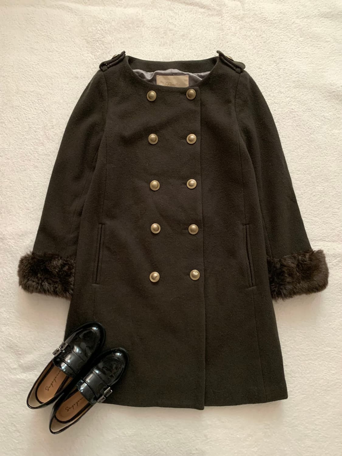 카키 갸루 코트 상품이미지1