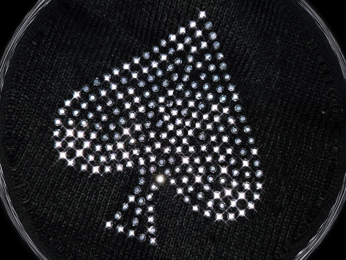 Vintage Punk crystal clover beanie 상품이미지2