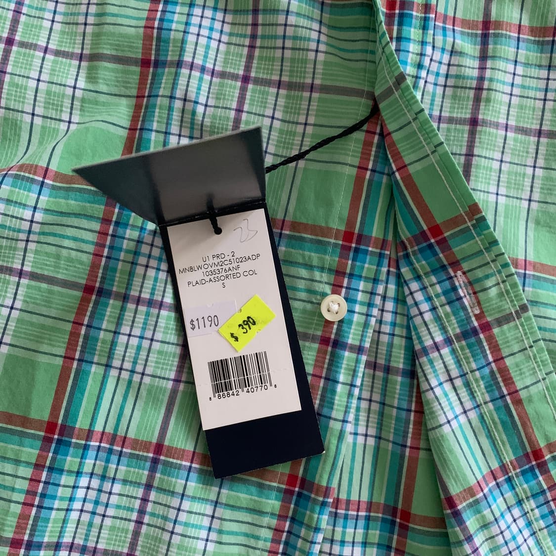 폴로 랄프로렌 커스텀핏 체크 셔츠 [새상품] 상품이미지8