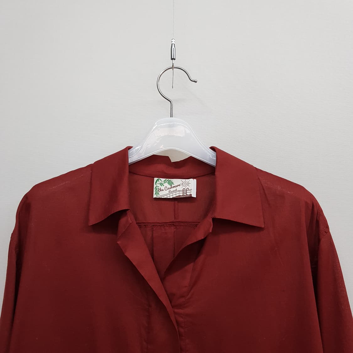 한섬 더캐시미어 루즈핏 셔츠형 롱 원피스 F사이즈 상품이미지2