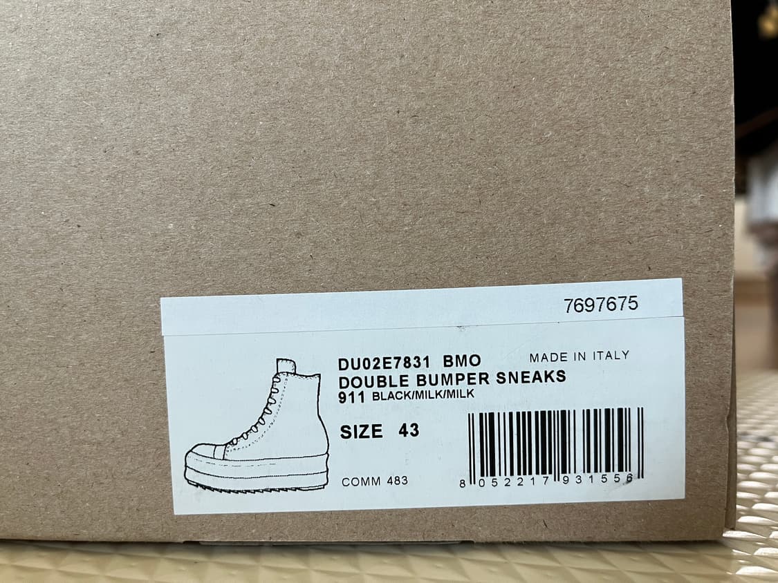 [43] 릭오웬스 다크쉐도우 콩코르디안 메가 범퍼 스니커즈 하이 상품이미지3