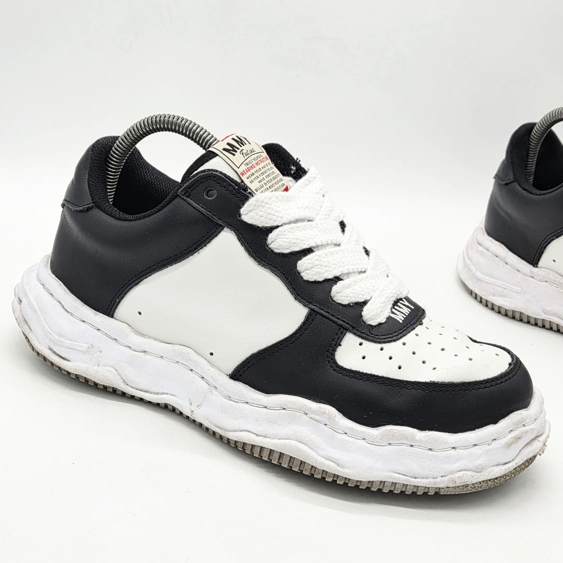 메종 미하라 야스히로 웨인 OG 솔 레더 로우탑 스니커즈 (41) 상품이미지5