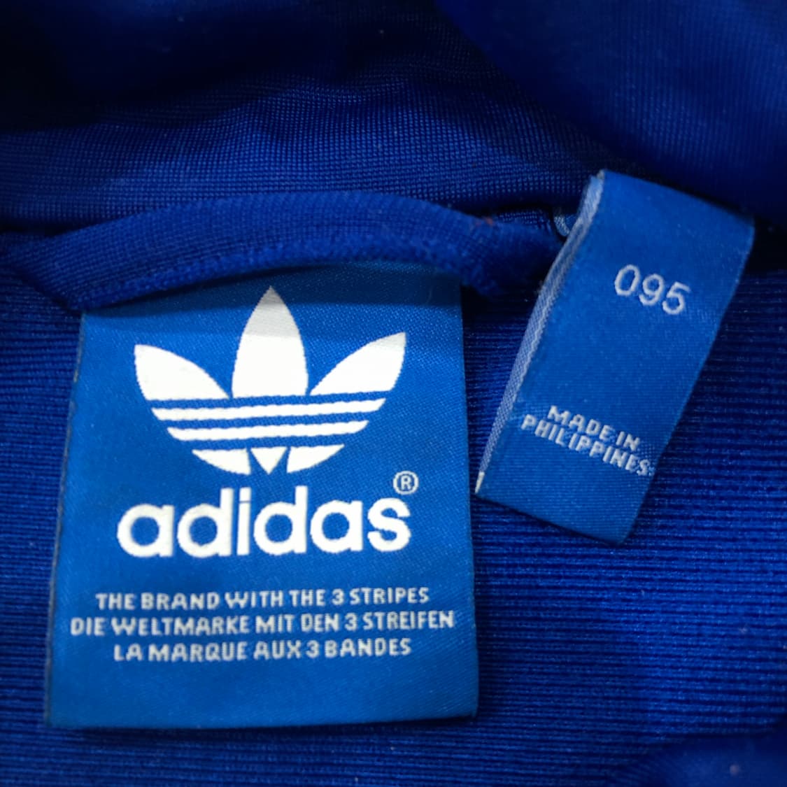 95 아디다스 파이어버드 블루 져지 트랙 자켓 상품이미지4