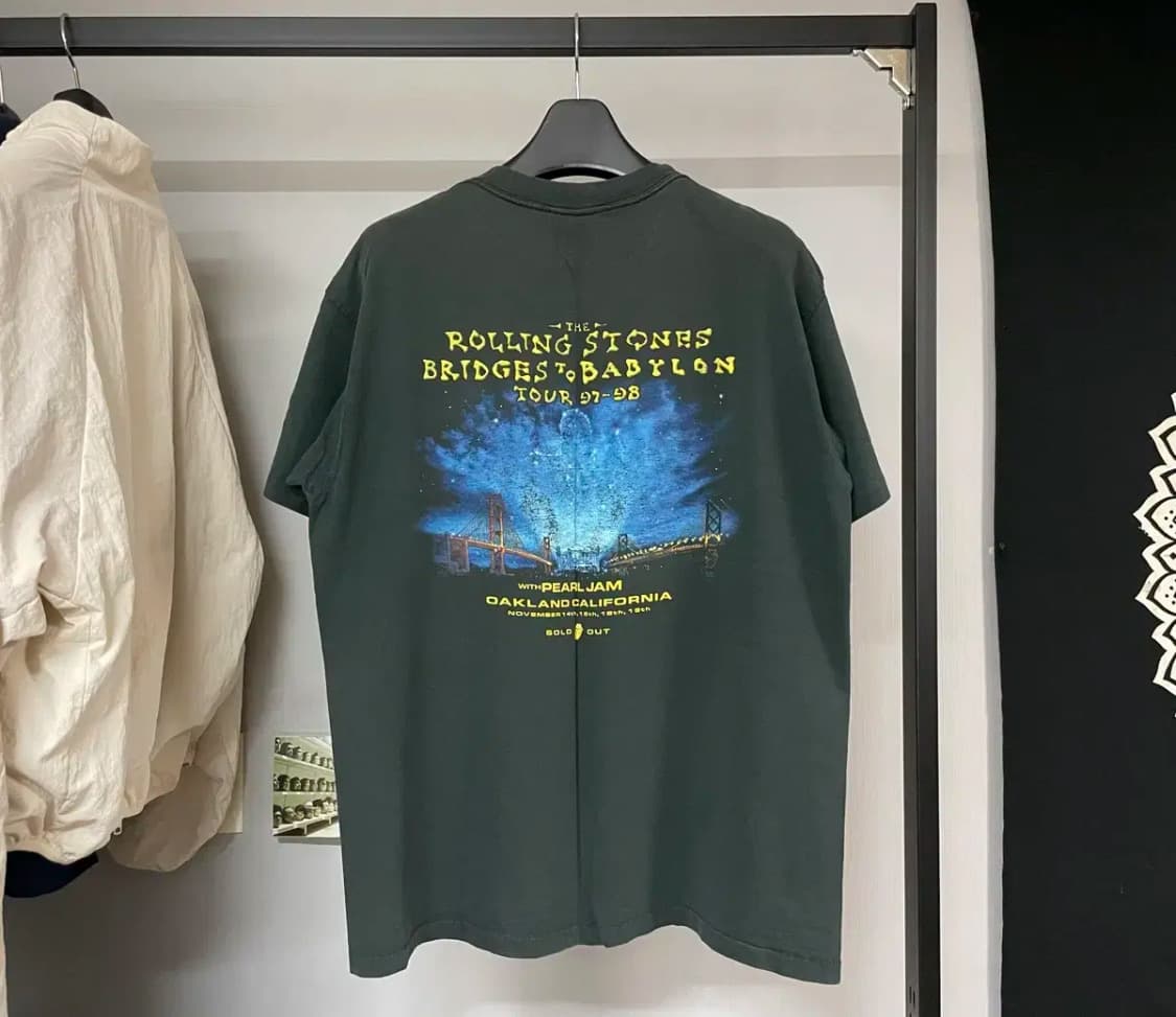 롤링스톤즈 x 펄잼 90s 밴드티 상품이미지3