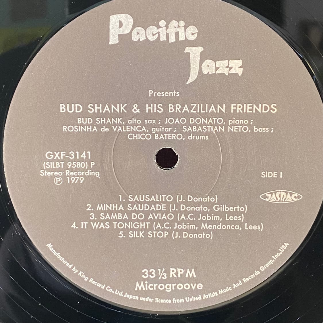 (수입중고LP-재즈) Bud Shank With Joao Donato 상품이미지4