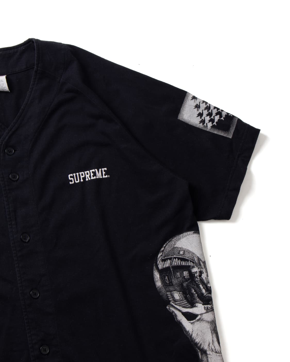 Supreme X Mc Escher 슈프림 에셔 프린팅 베이스볼 셔츠 상품이미지4