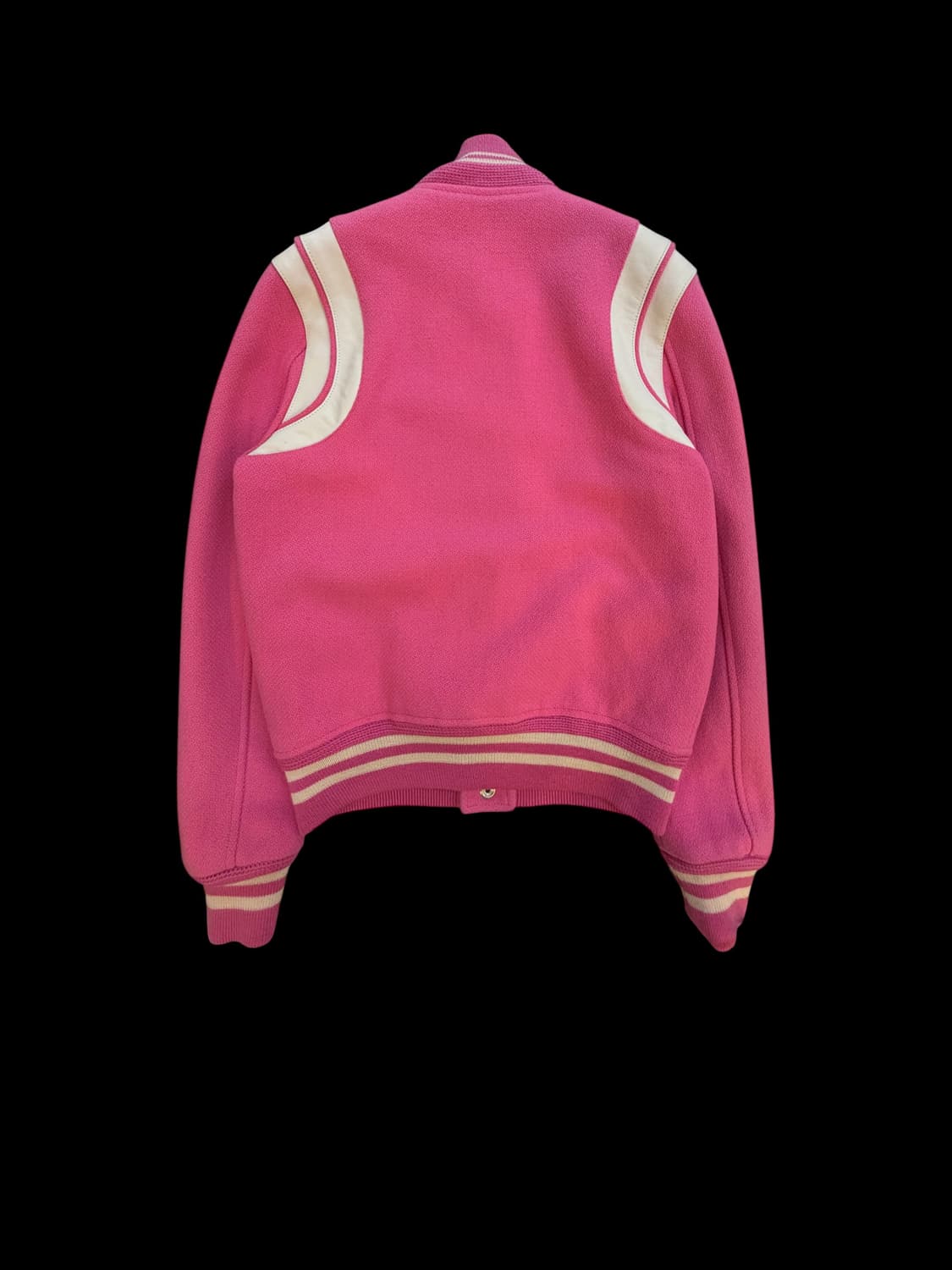 생 로랑 핑크 울 바시티 자켓 상품이미지2