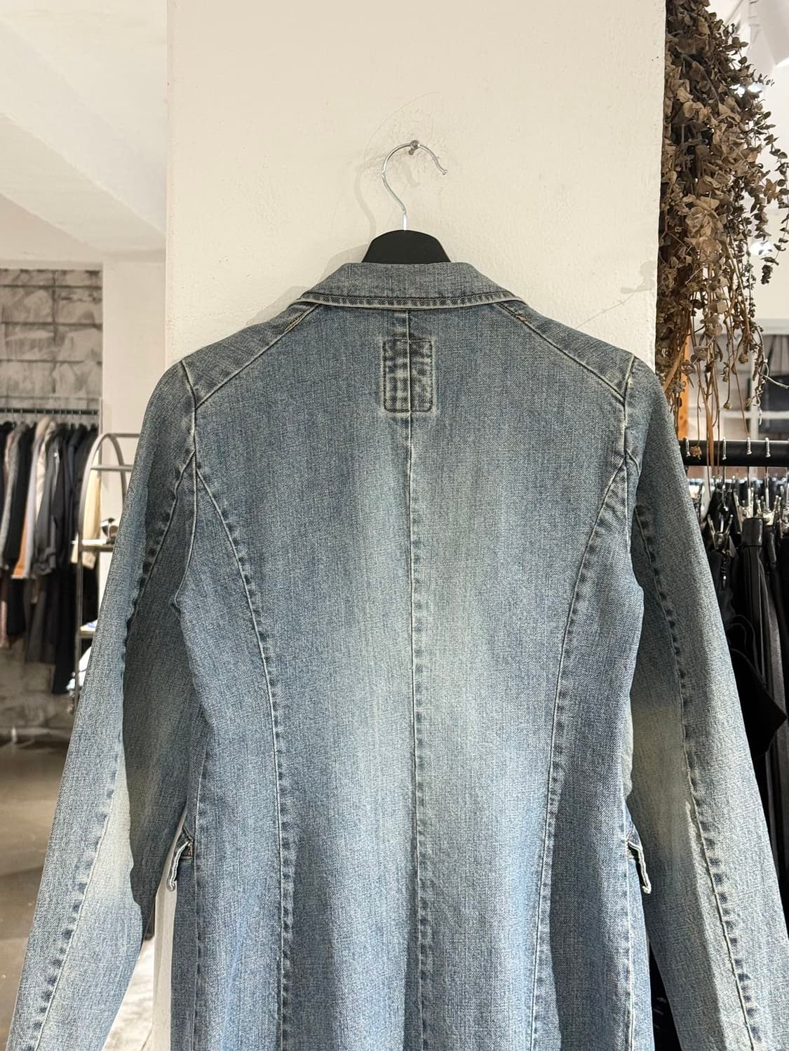 마리떼 프랑소와 저버 데님 워싱 롱 코트 상품이미지5