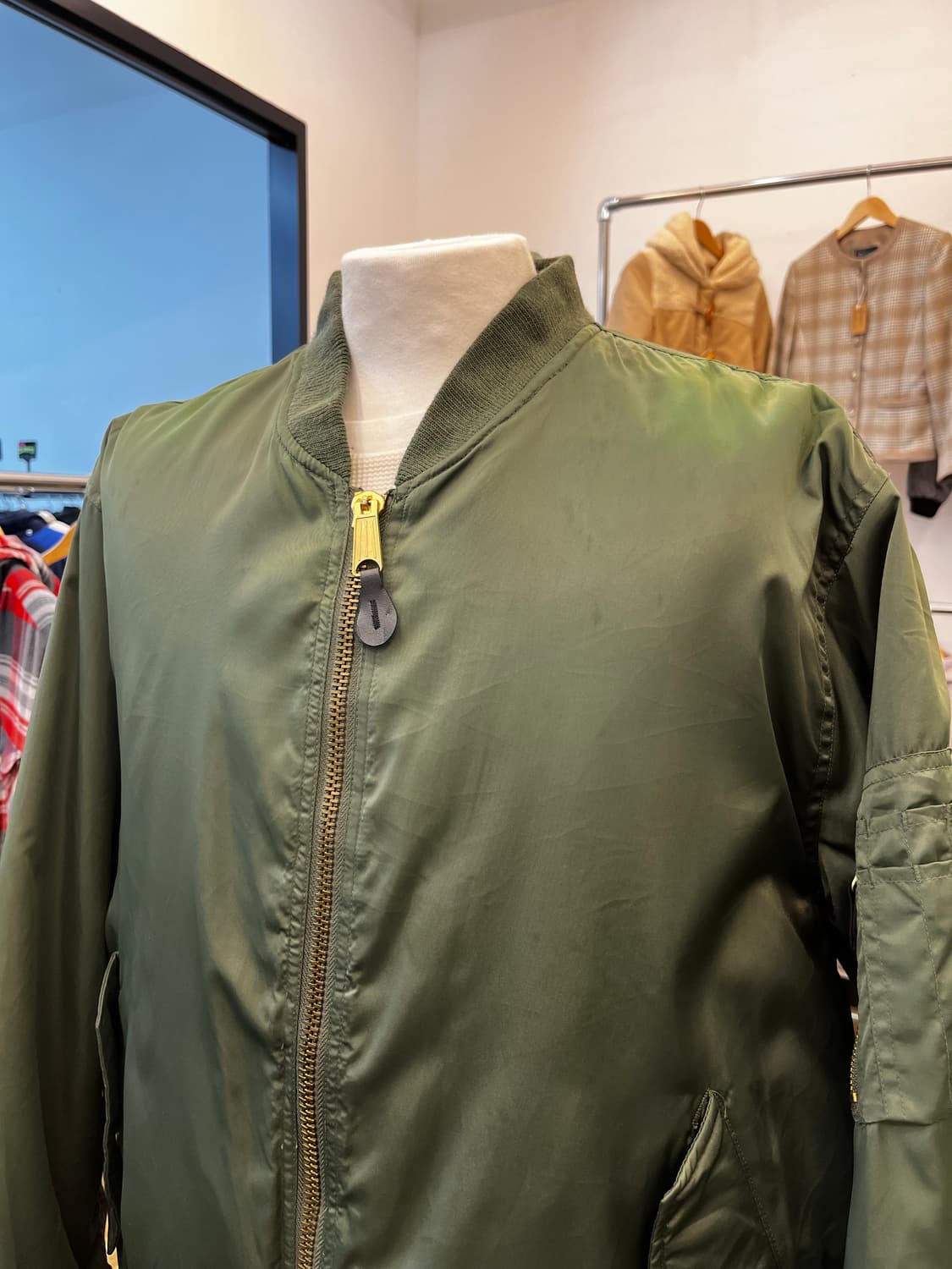 재패니즈 빈티지 MA-1 리버서블 봄버 자켓 상품이미지4