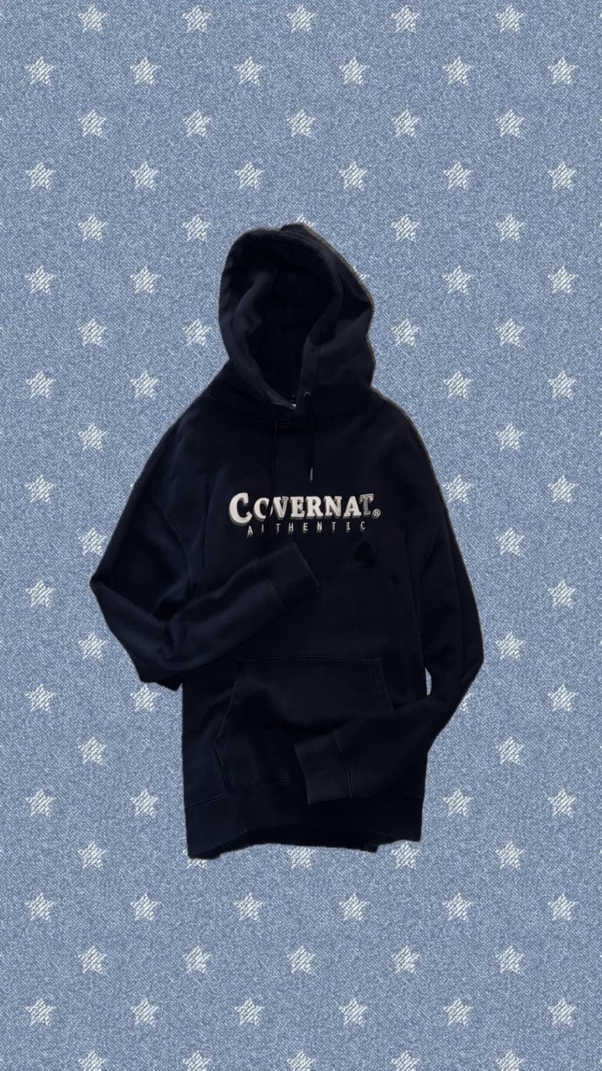 커버낫 네이비 후드티 상품이미지1