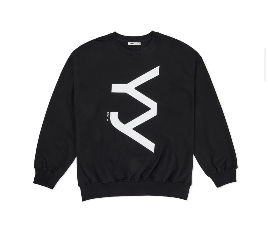 EQL EXCL. OPEN YY SWEATSHIRT, BLACK 상품이미지4