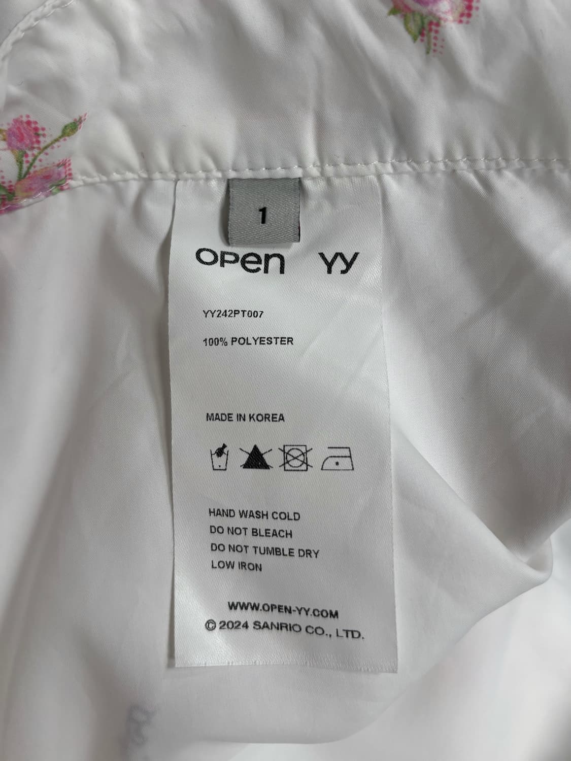 오픈와이와이 헬로키티 파라슈트 팬츠 상품이미지7