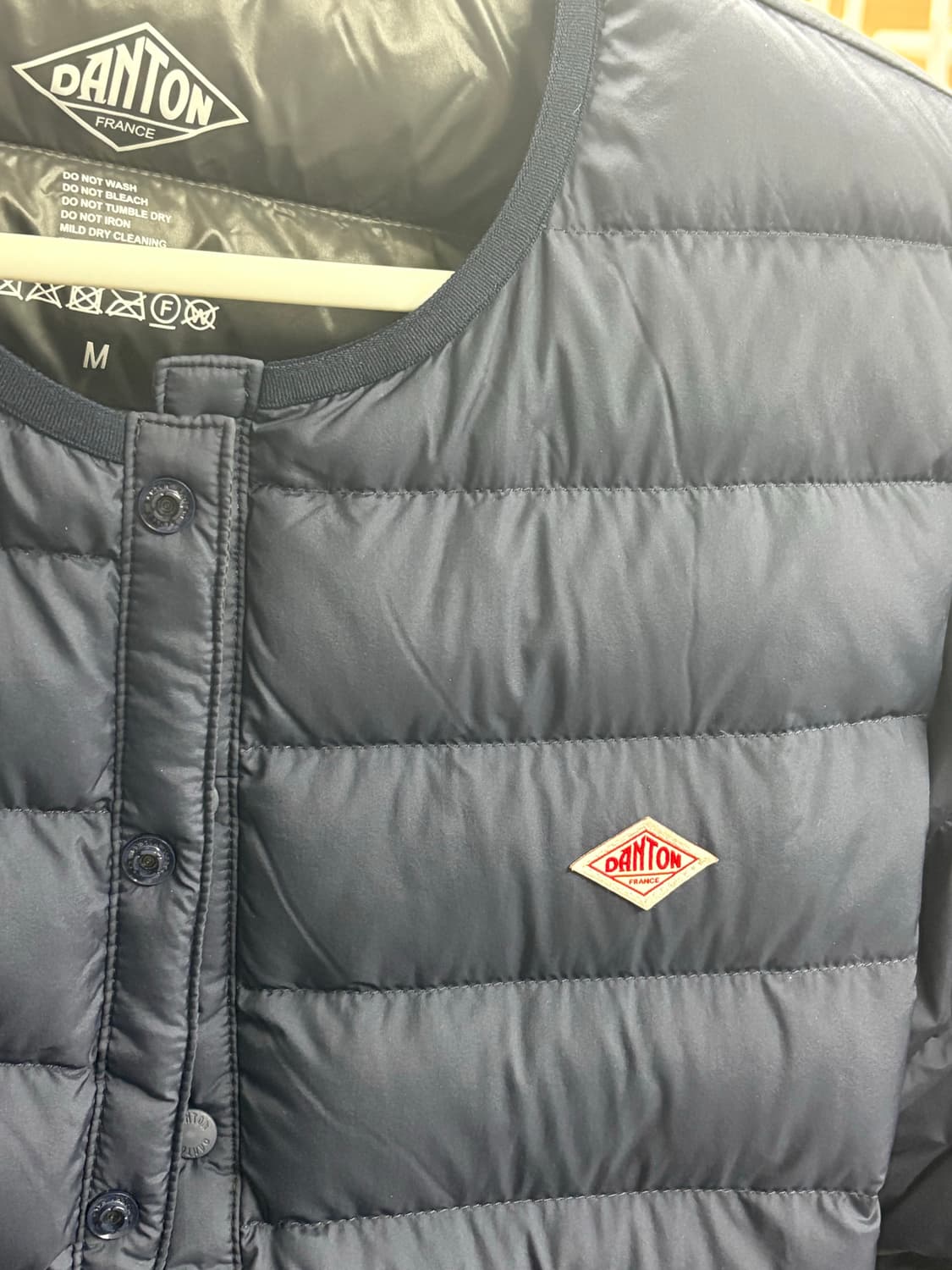 단톤 danton 이너 다운 크루넥 재킷 네이비 M 상품이미지1