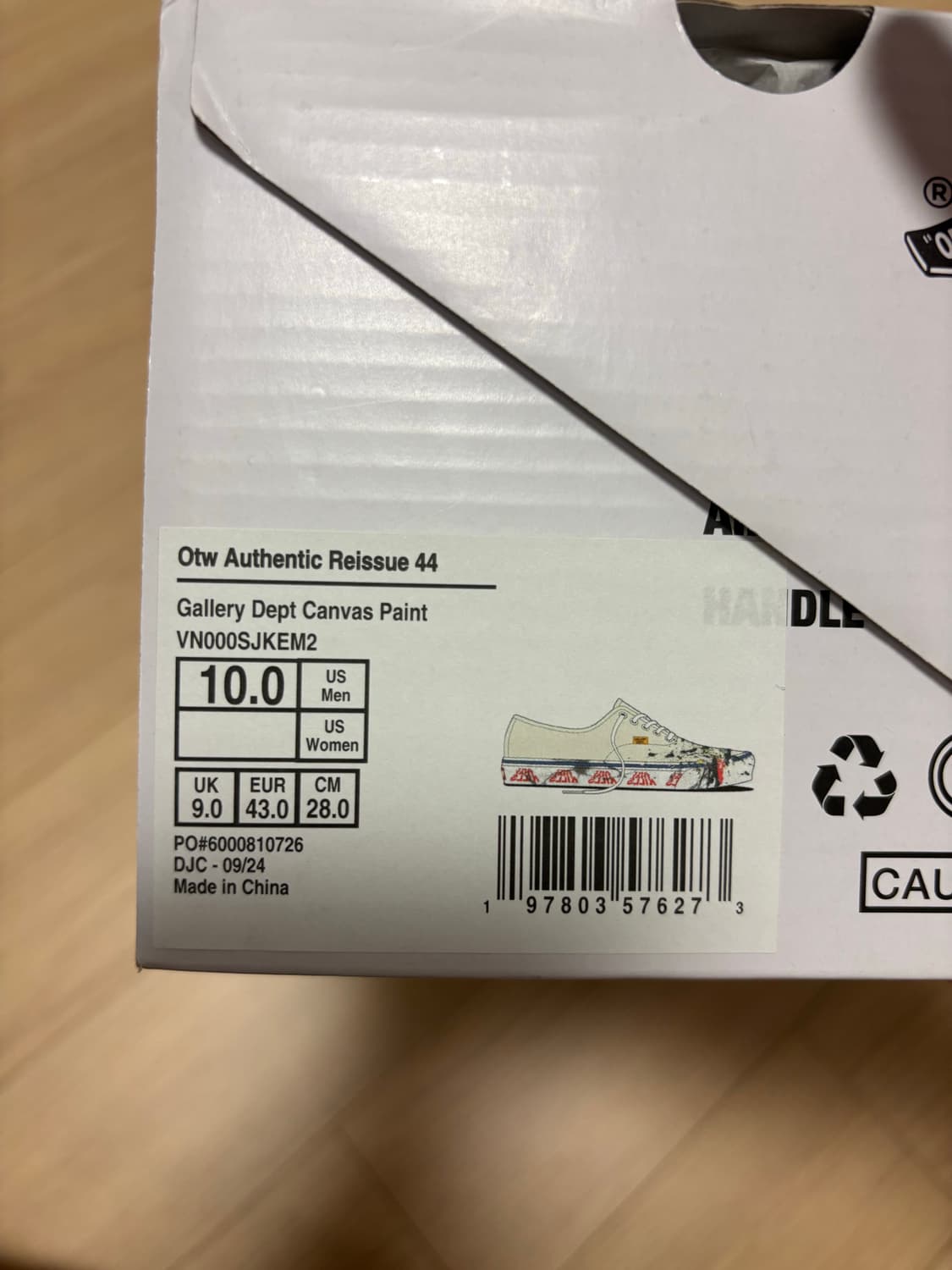 반스x갤러리디파트먼트 어센틱 리이슈280(43) 상품이미지8