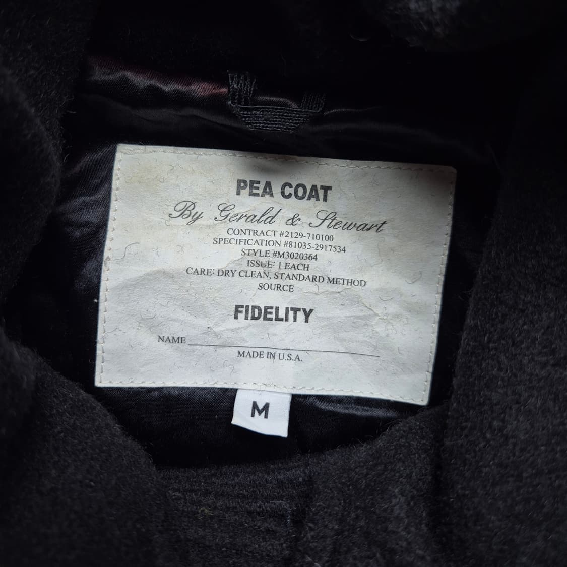 [M] 피델리티 울 피코트 상품이미지7