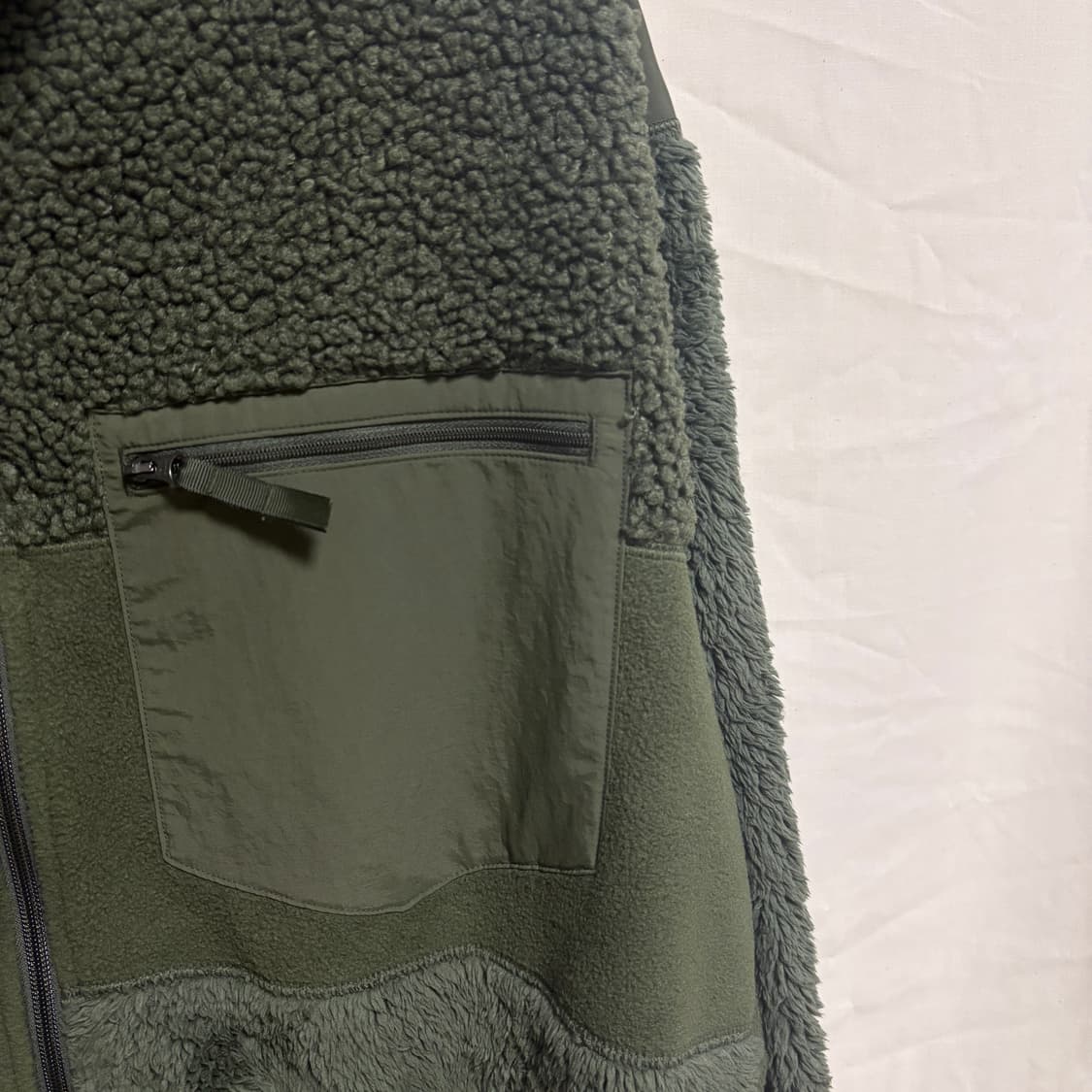 유니클로x엔지니어드 가먼츠 콜라보 플리스 집업 / 카키, XL 상품이미지5