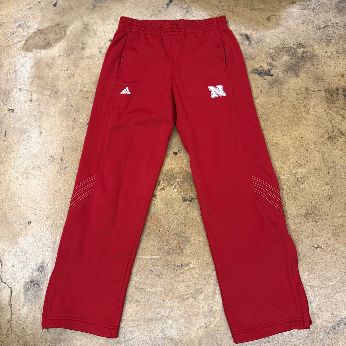 [정품/M] 아디다스 스칼렛 네브래스카 허스커스 트레이닝팬츠 b8 상품이미지2