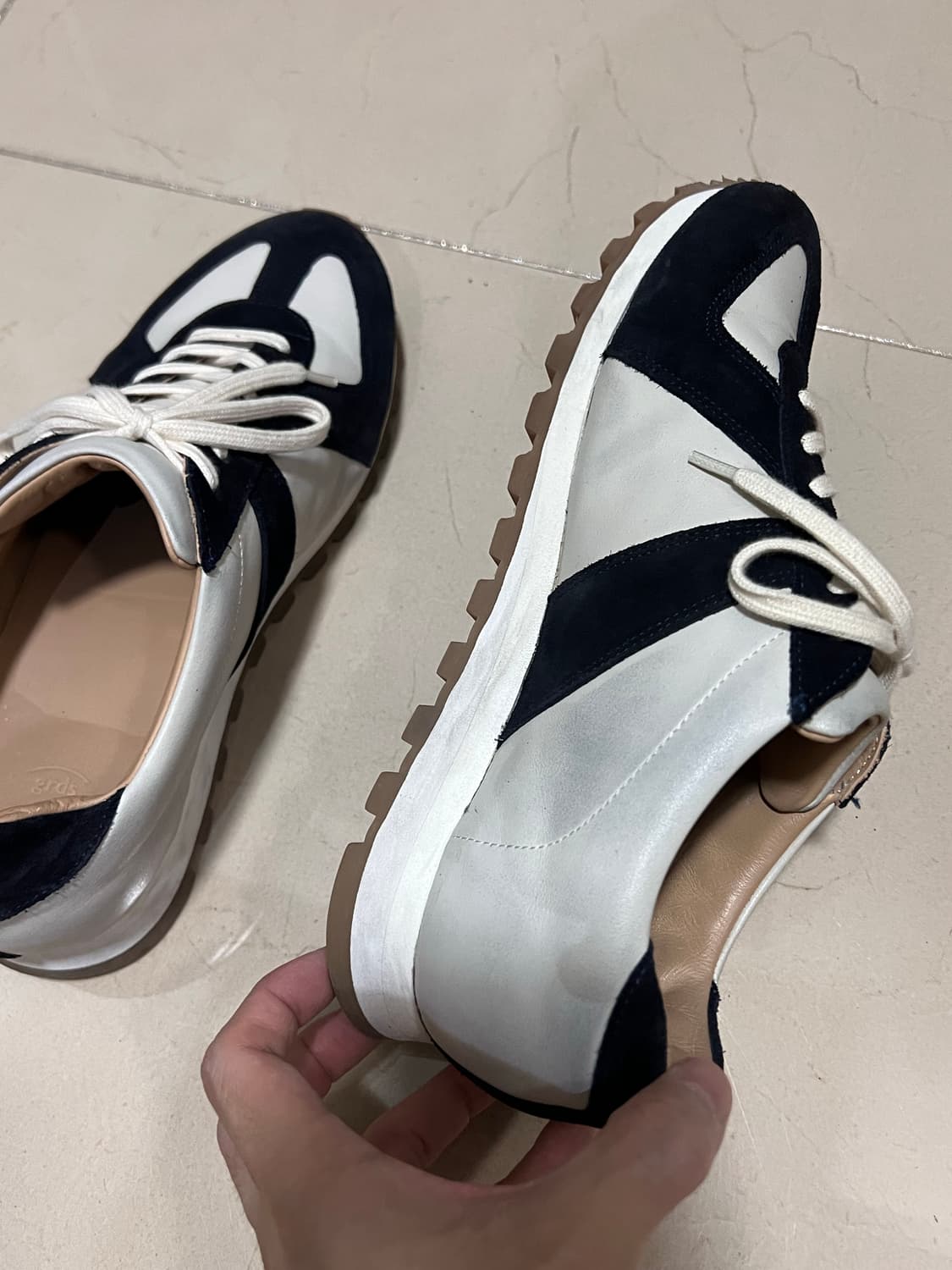 그라더스 스니커즈 네이비/화이트 270 상품이미지5