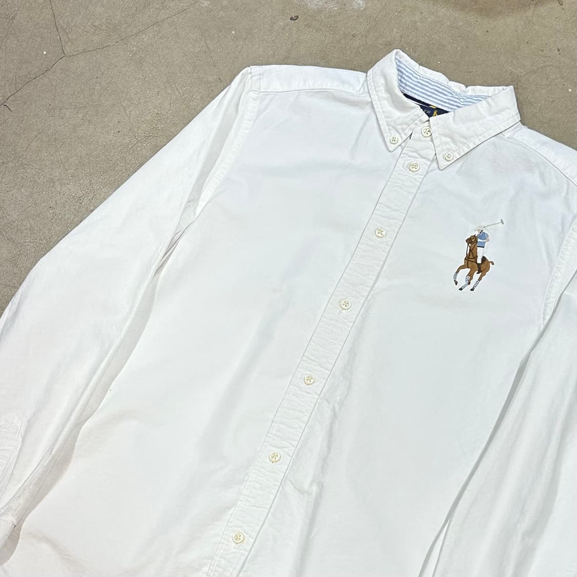 XL 폴로랄프로렌 빅포니 화이트 셔츠  상품이미지1