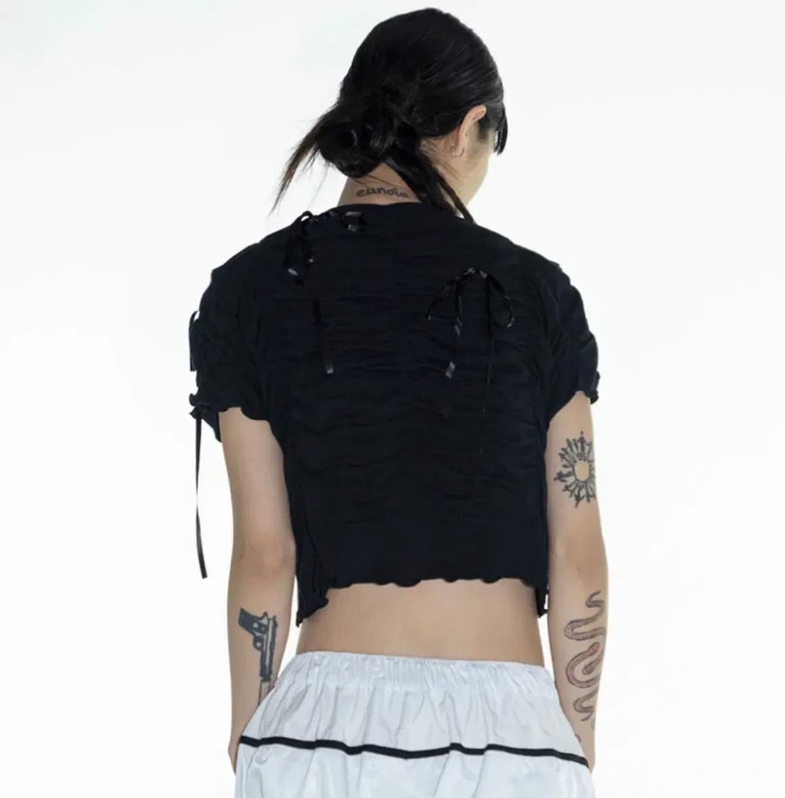 김미더영 리본 셔링탑 G_RIBBON SHIRRING TOP 상품이미지3