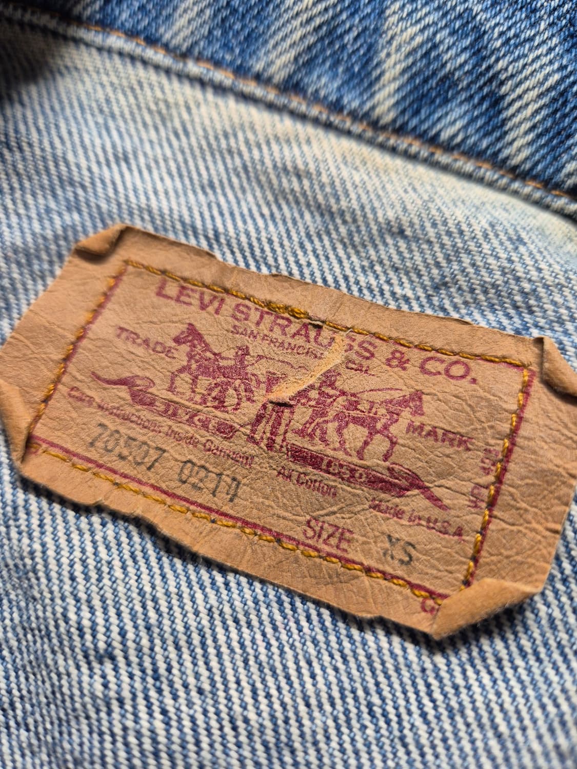 80s 리바이스 트러커 상품이미지7