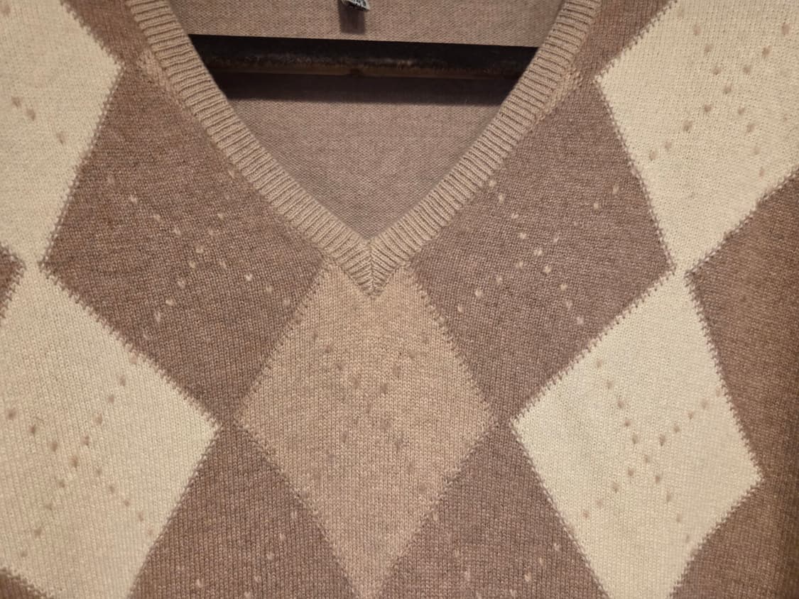 스코티시 인타르시아 캐시미어 니트 상품이미지8