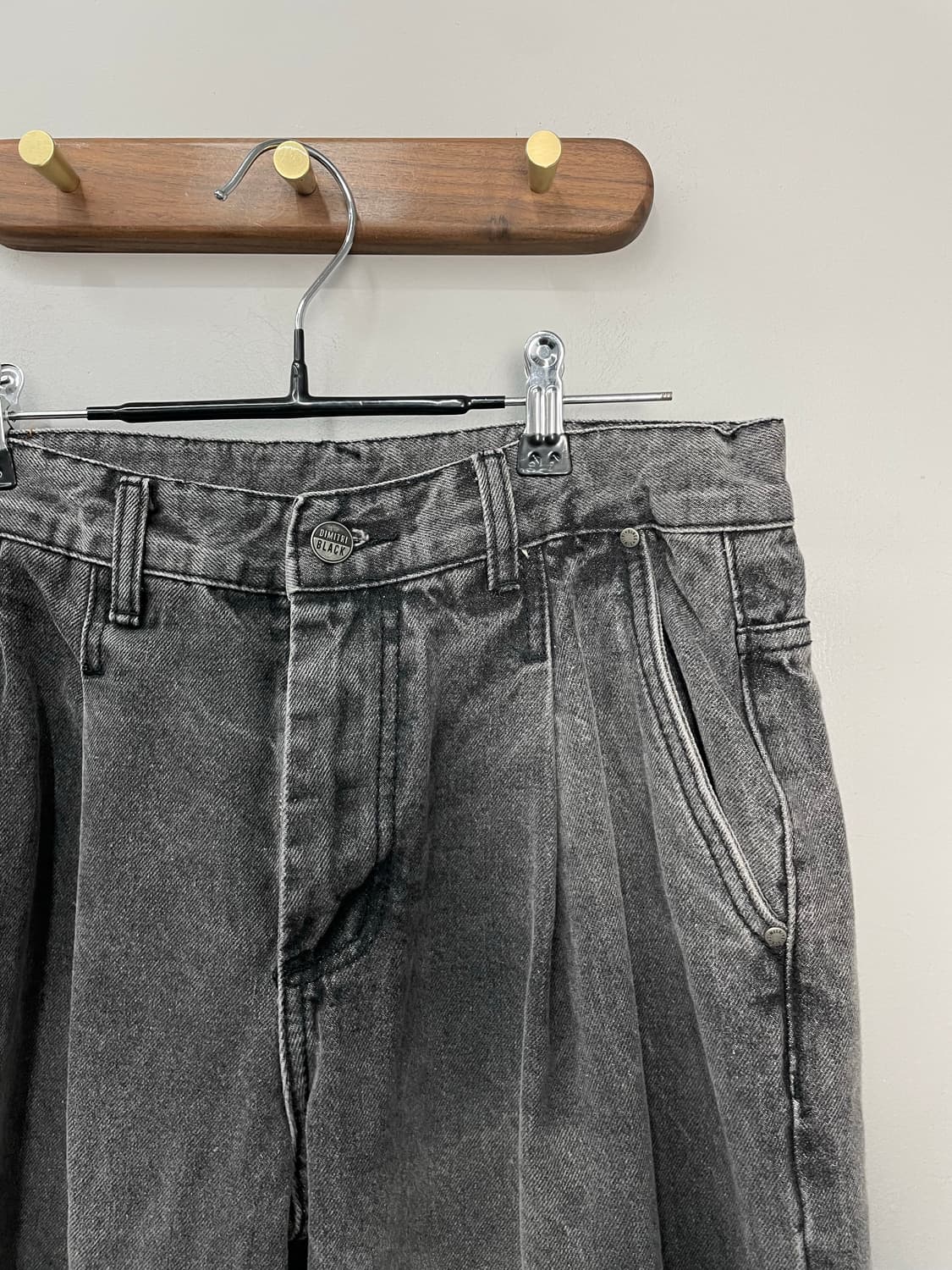 디미트리블랙 워싱 와이드 데님 팬츠 H1546 상품이미지3