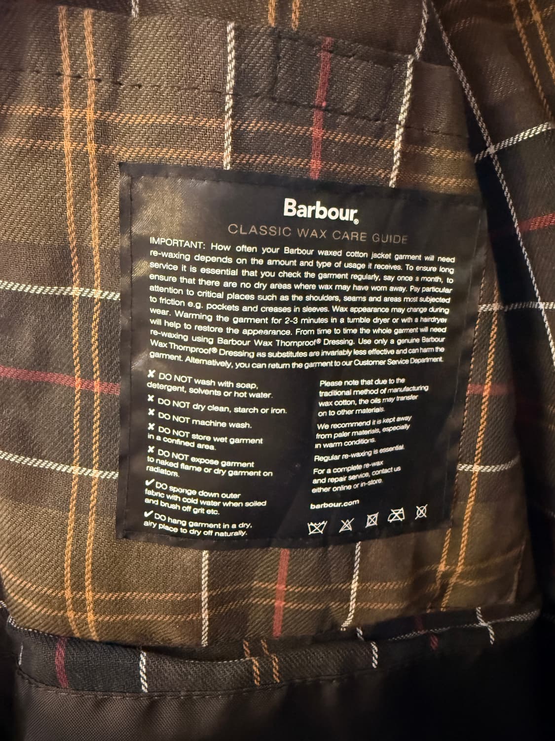 Barbour 바버 클래식 비데일 왁스 자켓 상품이미지7